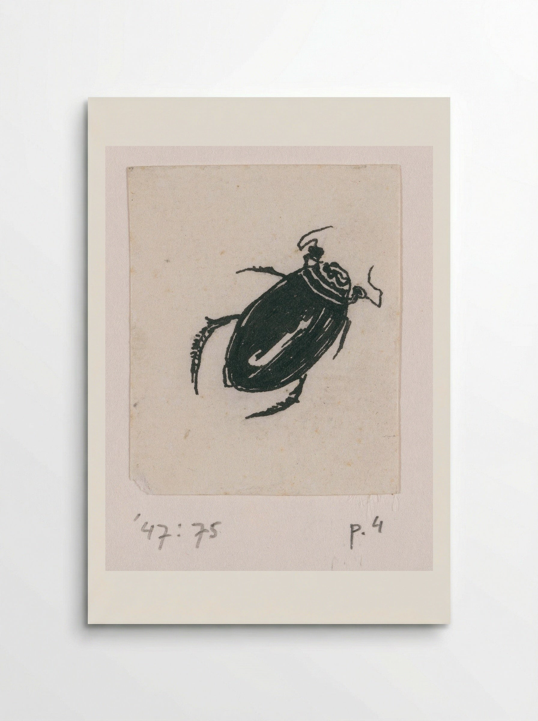 Watertor (Water Beetle) - Willem Wenckebach - Poster