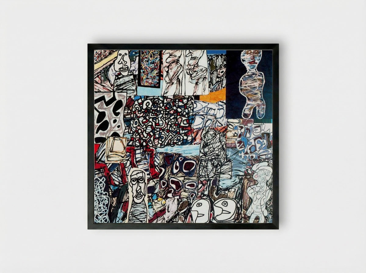 Weaver's Vision - Jean Dubuffet - Framed Print Black