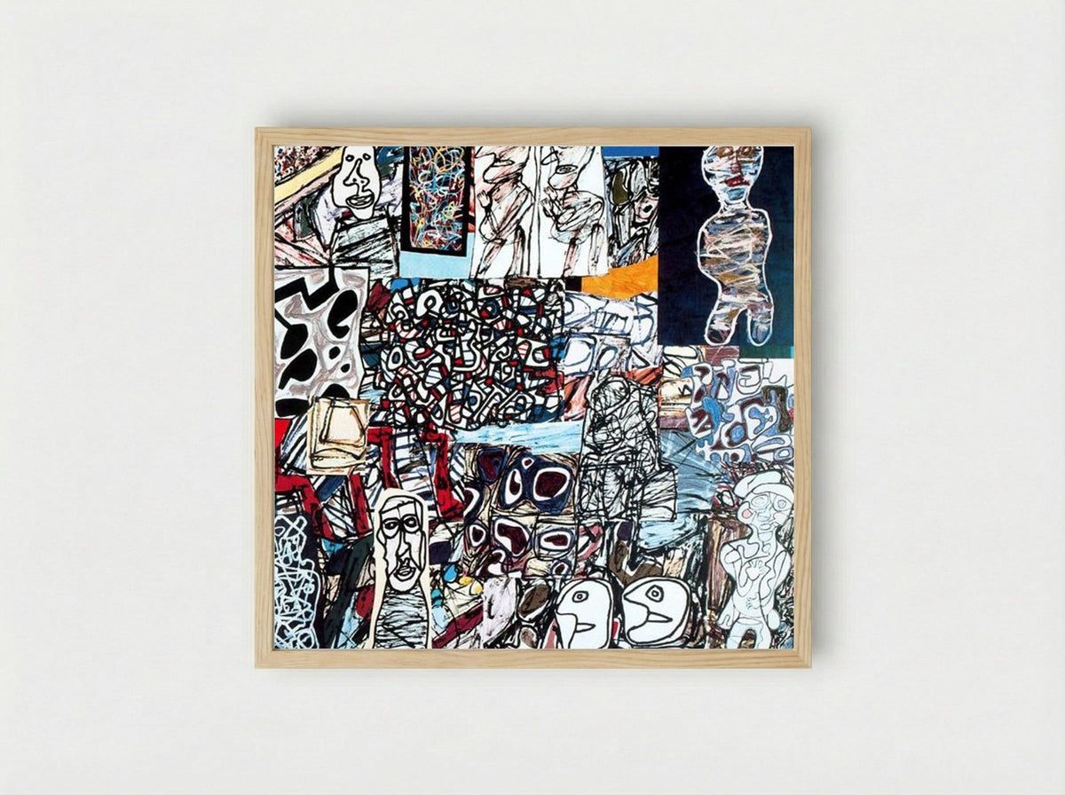 Weaver's Vision - Jean Dubuffet - Framed Print Wood
