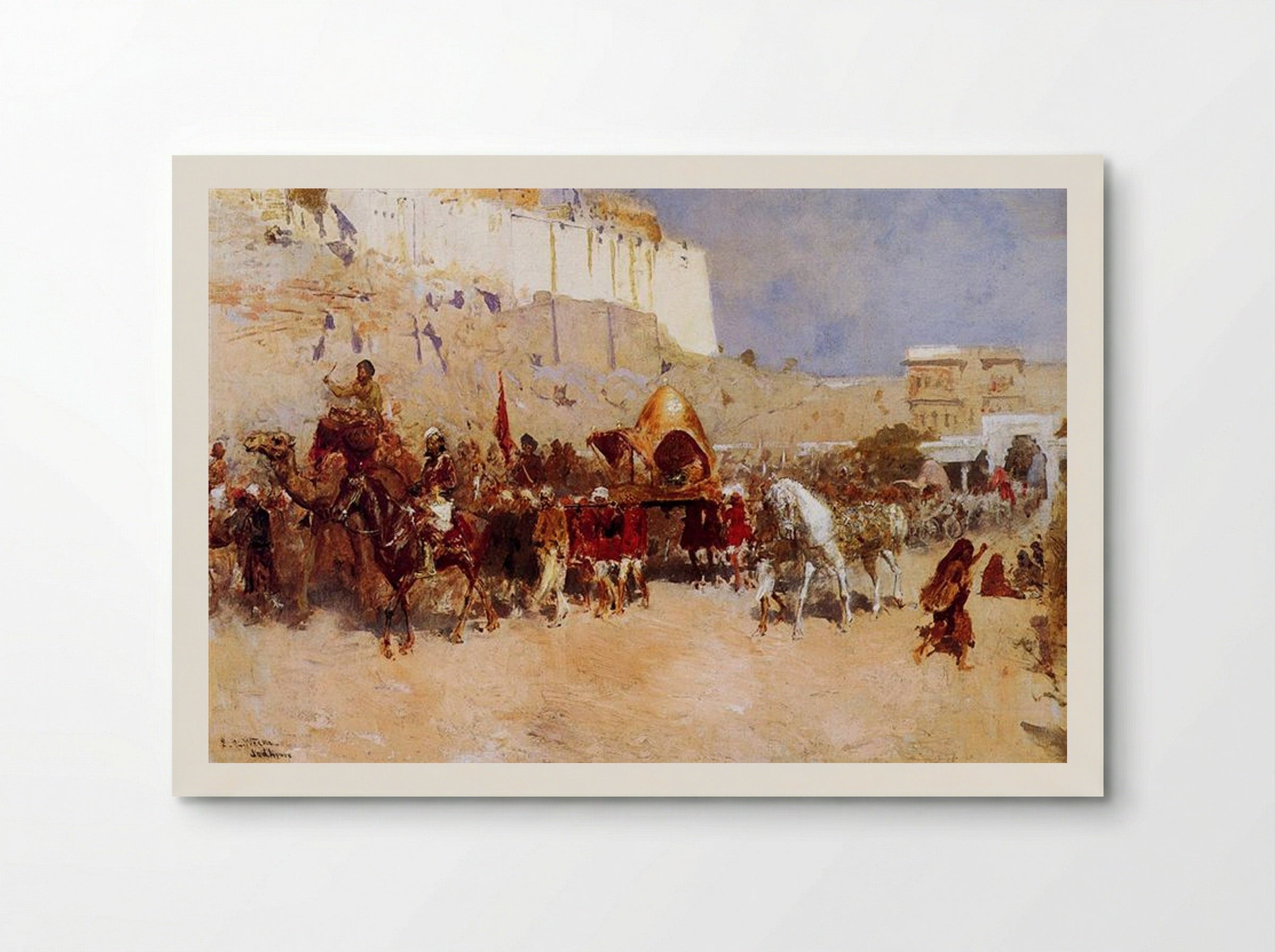 Wedding Procession, Jodhpur - Edwin Lord Weeks - Poster