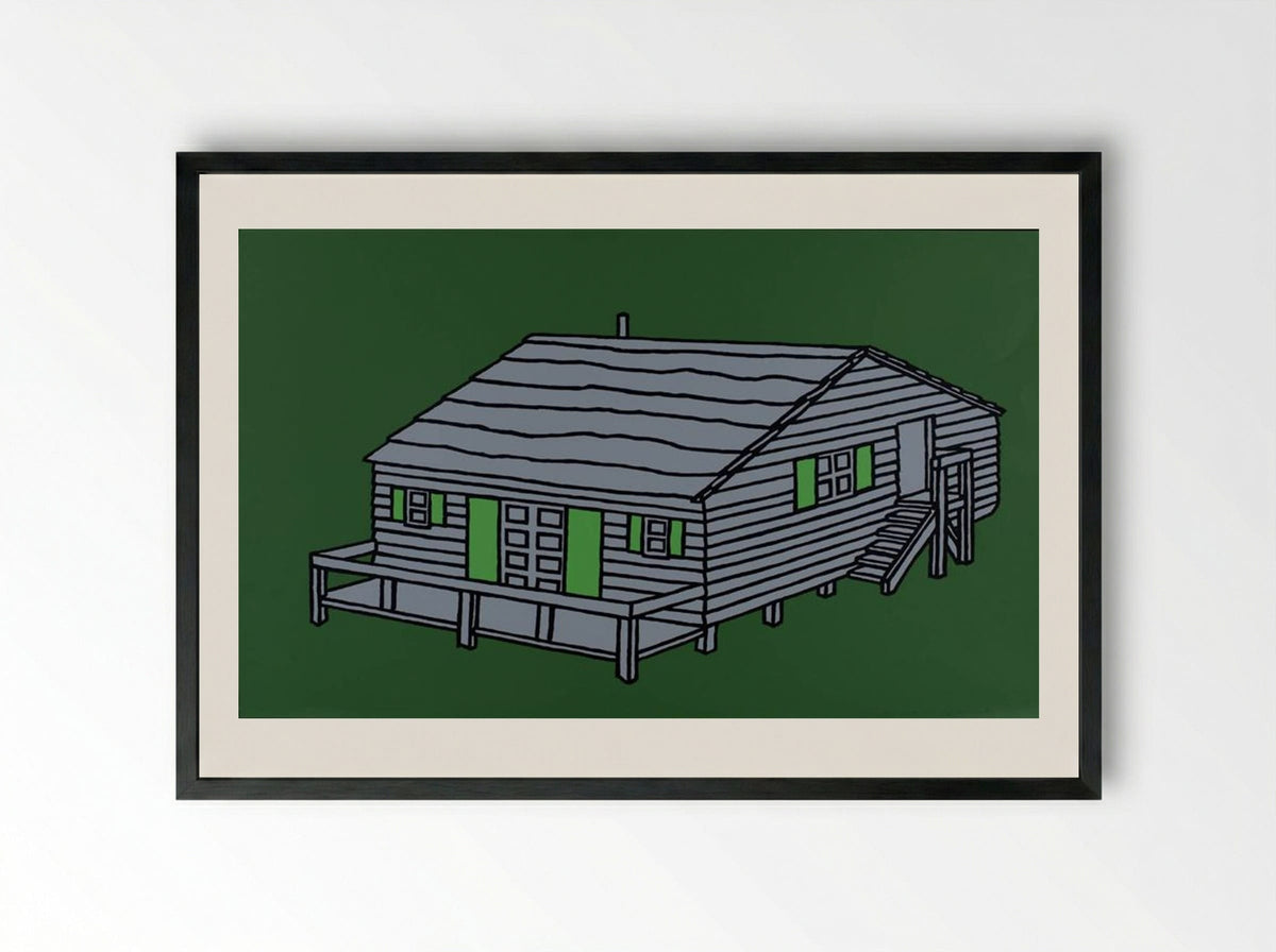 Weekend Cabin - Patrick Caulfield - Framed Print Black