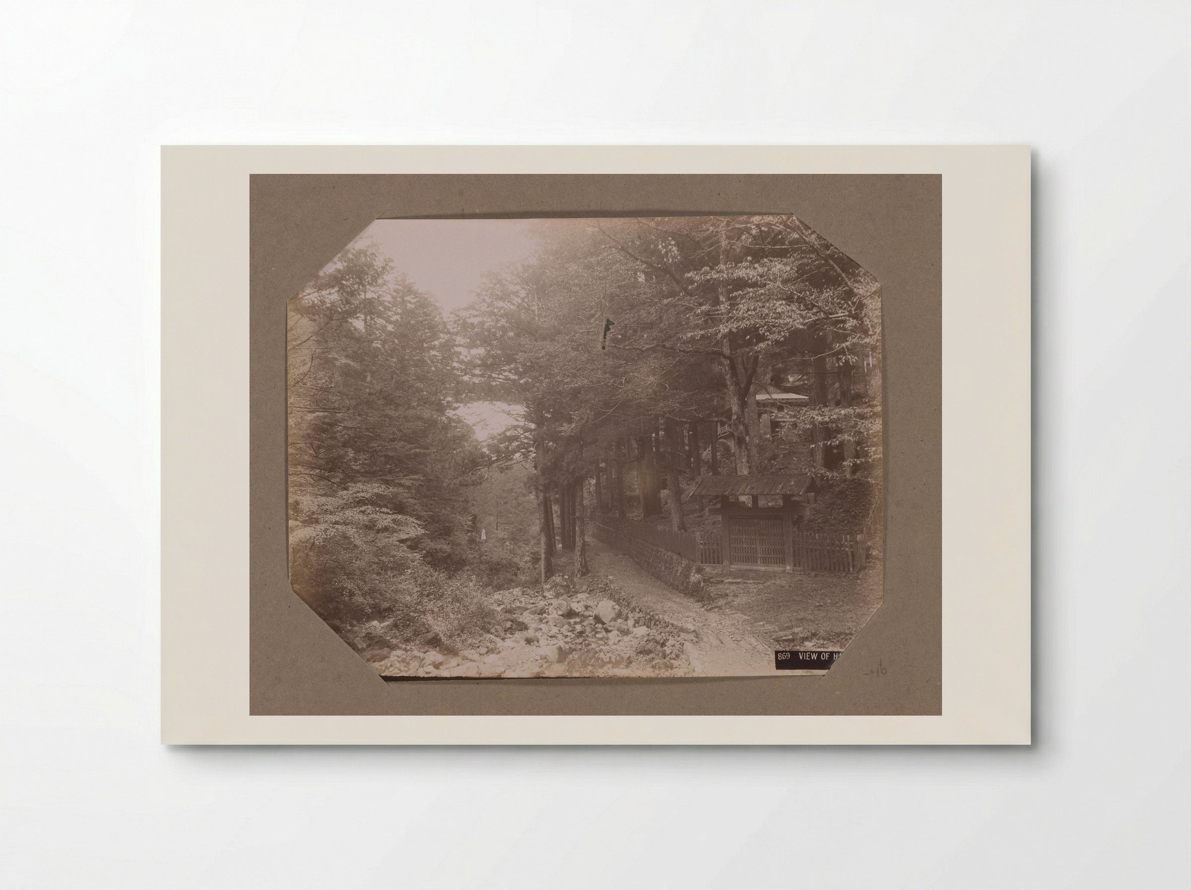 Weg in het bos bij Haruna, Japan - Kusakabe Kimbei - Poster