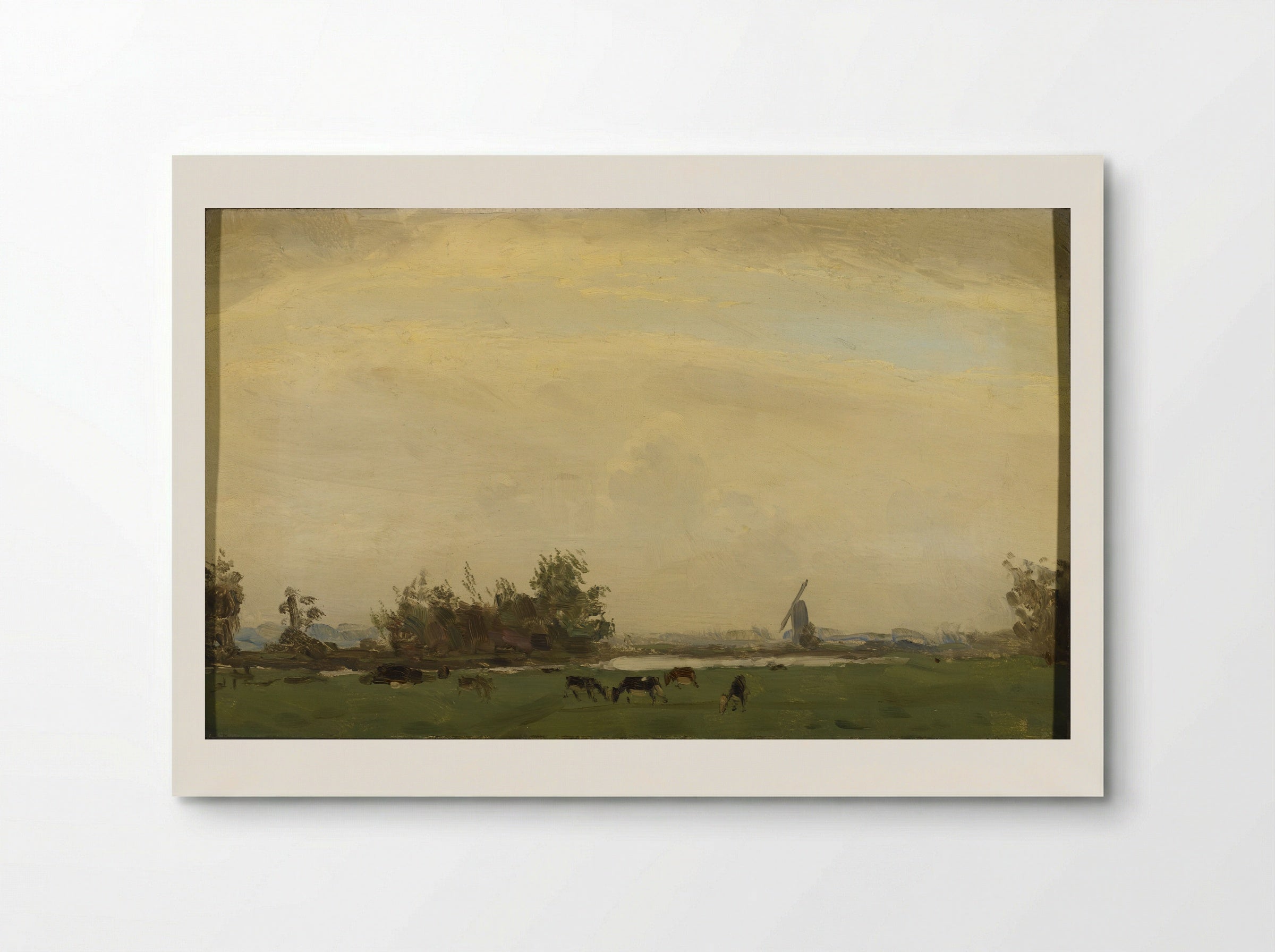 Weidelandschap aan het Spaarne - Gerrit Willem Dijsselhof - Poster