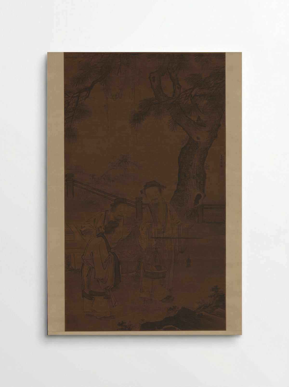 Weighing Books - Guo Xu - Poster