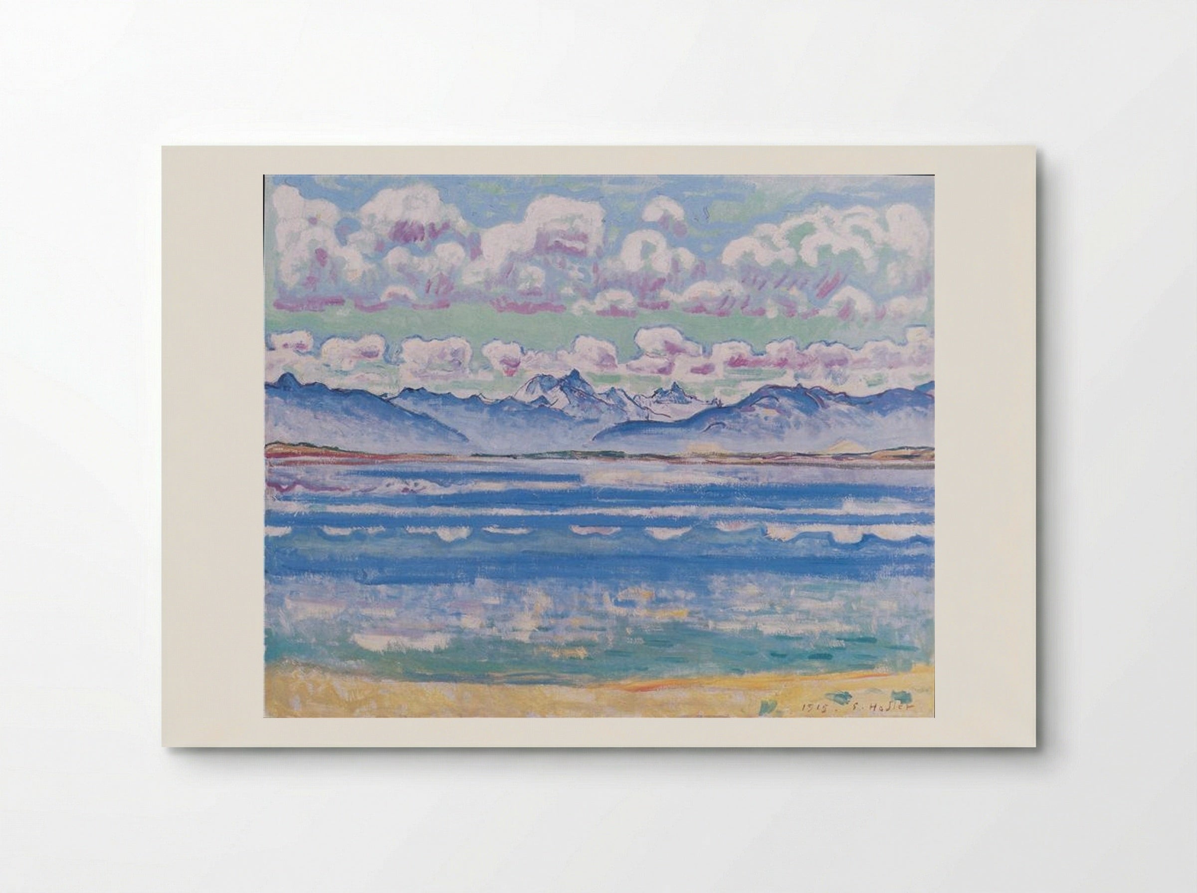 Weisshorn in the Valais, Morning Light - Ferdinand Hodler - Poster