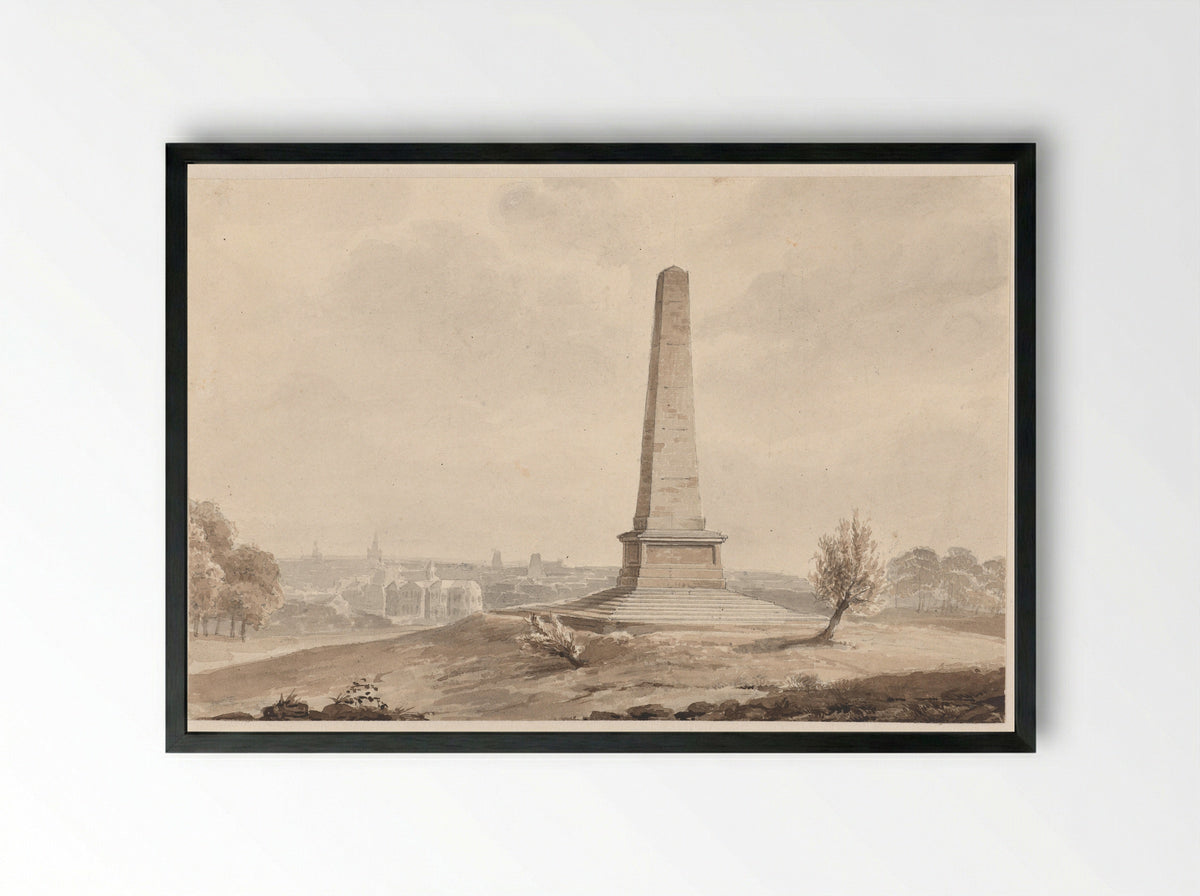 Wellington's gedenkteken in Phoenix Park te Dublin - Valentijn Bing - Framed Print Black