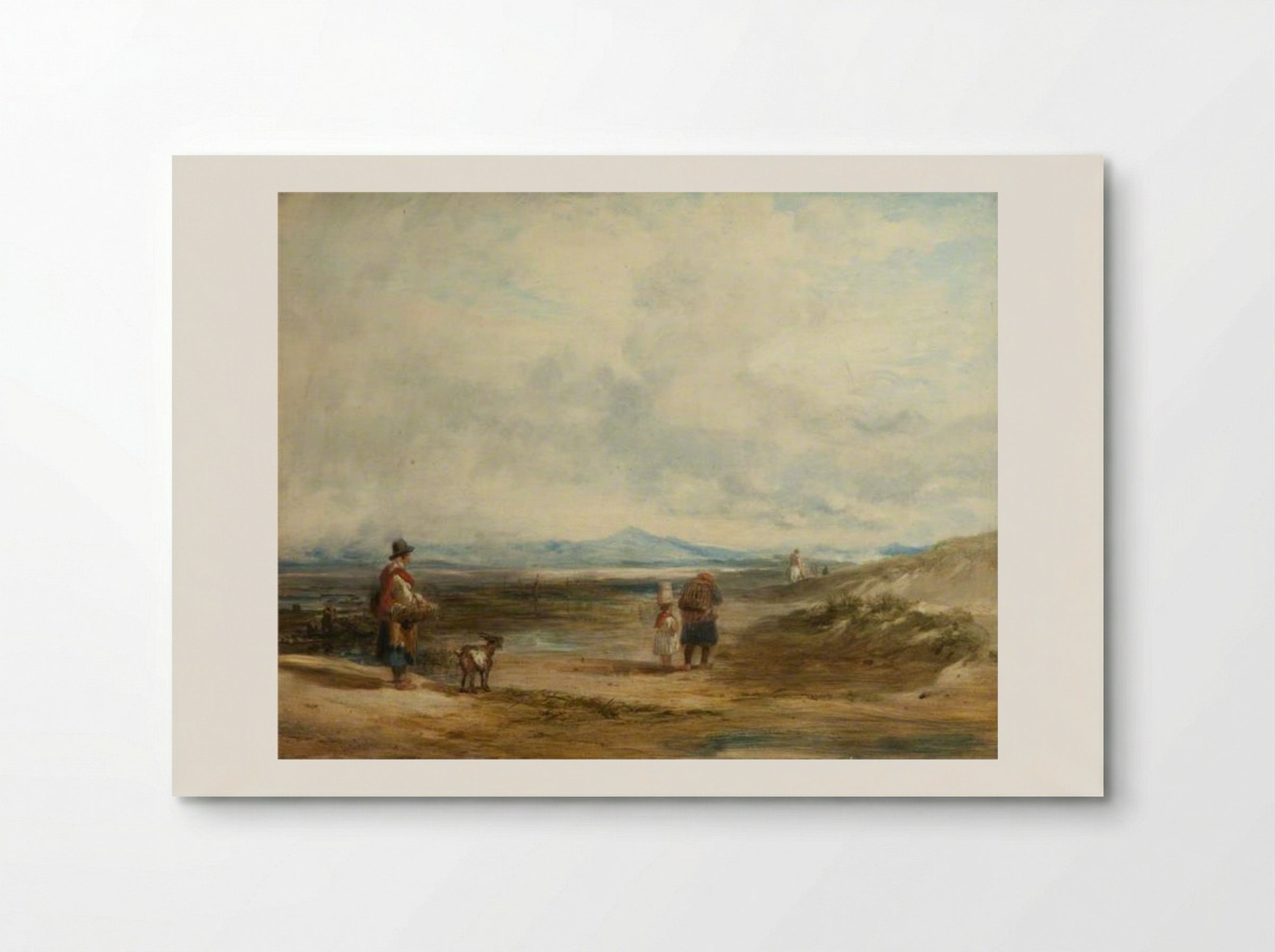 Welsh Peasants Returning from Market; Scene near Barmouth - William Collins - Poster