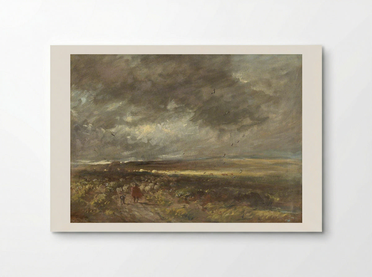 Welsh Shepherds - David Cox - Poster