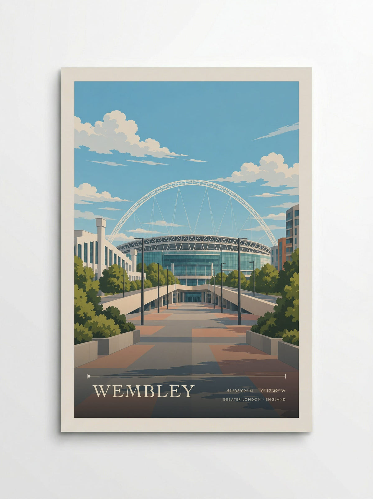 Wembley, Greater London | Travel Poster - Poster