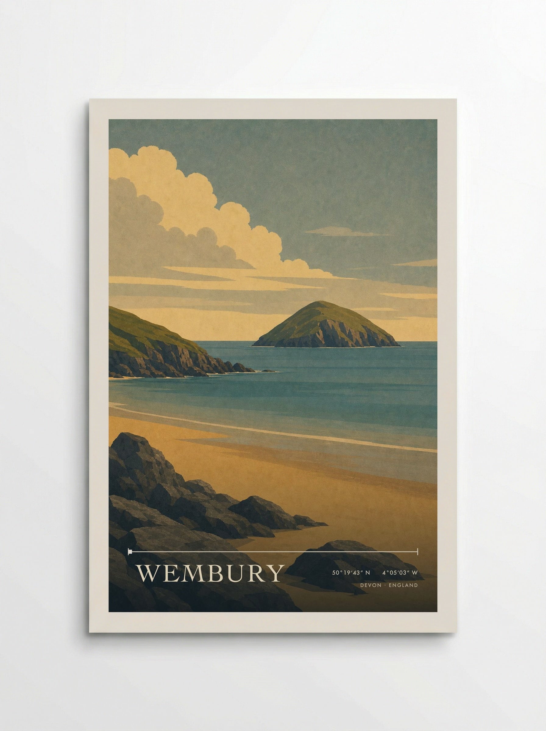 Wembury Devon England Travel Poster - Poster
