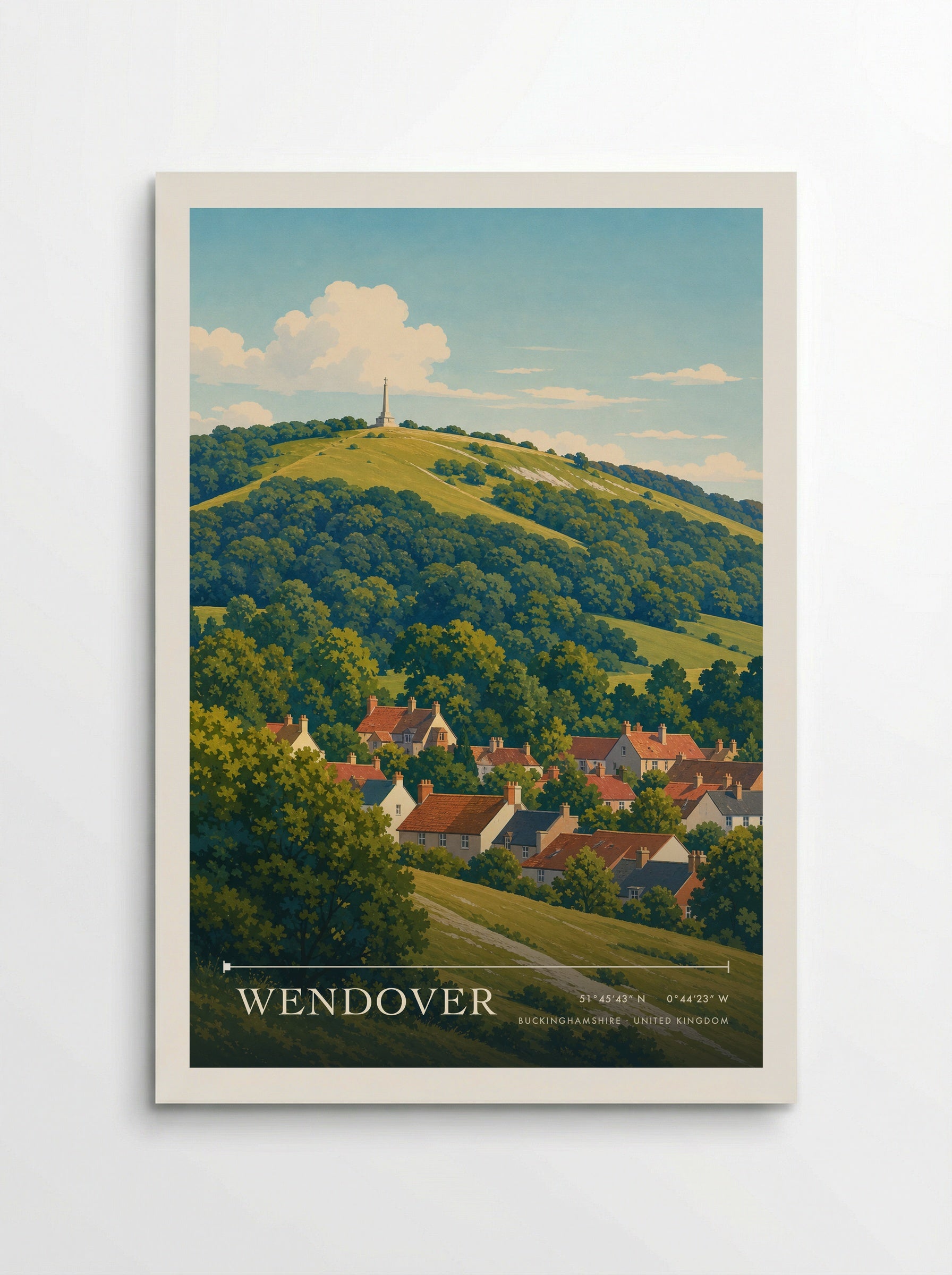Wendover Buckinghamshire United Kingdom Travel Poster - Poster