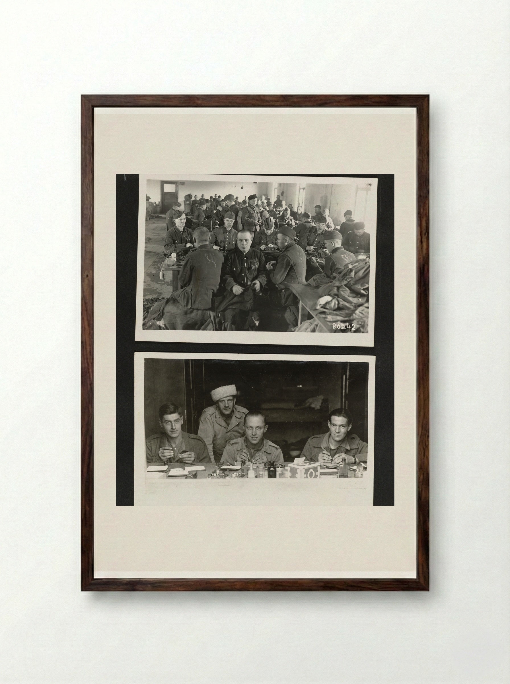 Werkplaatsen - Dick W.B. van Maarseveen - Framed Print Dark Wood