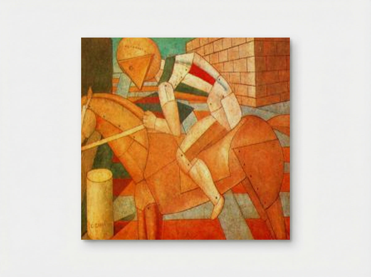 Western Horseman - Carlo Carrà - Poster