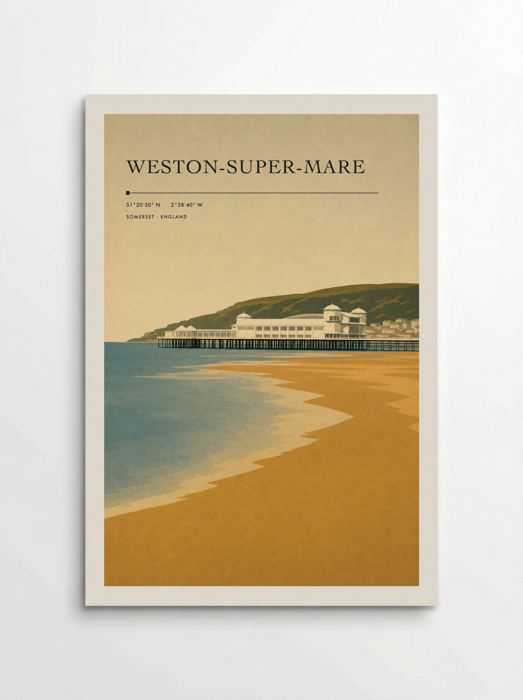 Weston-Super-Mare Travel Poster - Poster