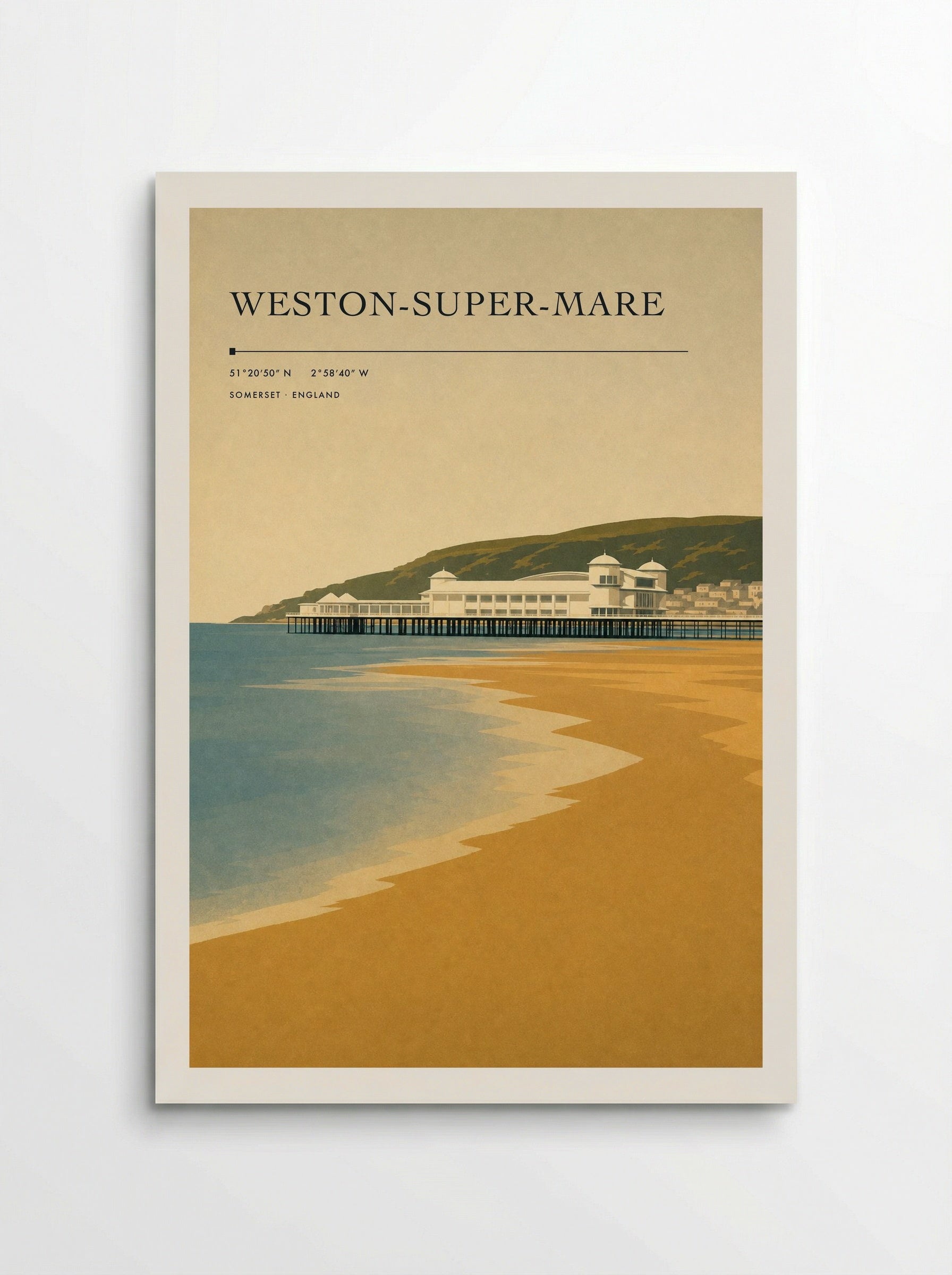 Weston-Super-Mare Travel Poster - Poster