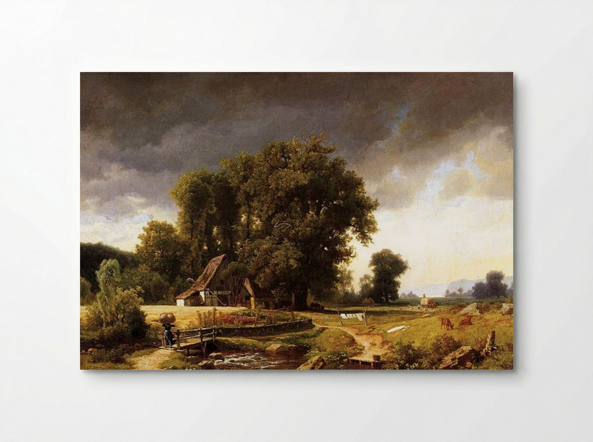 Westphalian Landscape - Albert Bierstadt - Poster