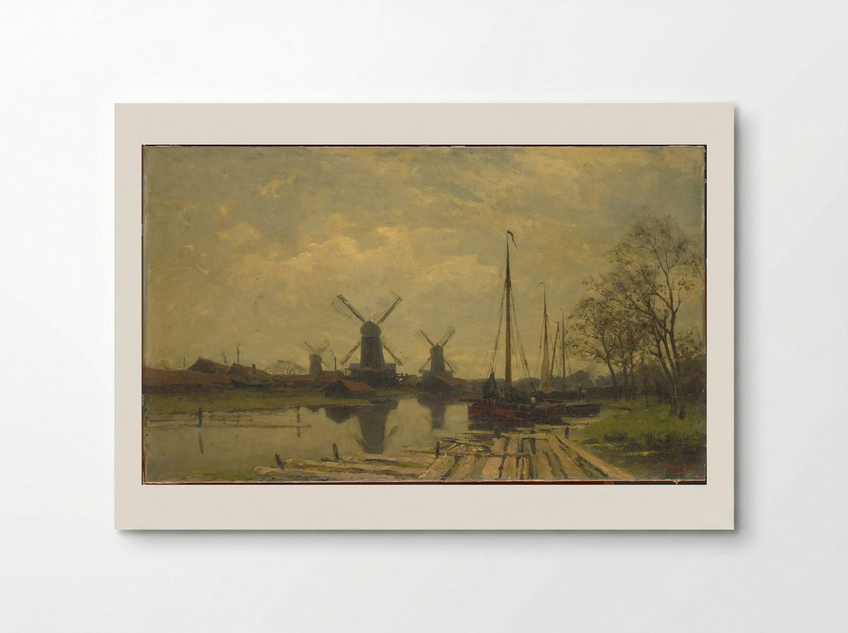 Wetering bij de Baarsjes bij Amsterdam - Jan Hillebrand Wijsmuller - Poster