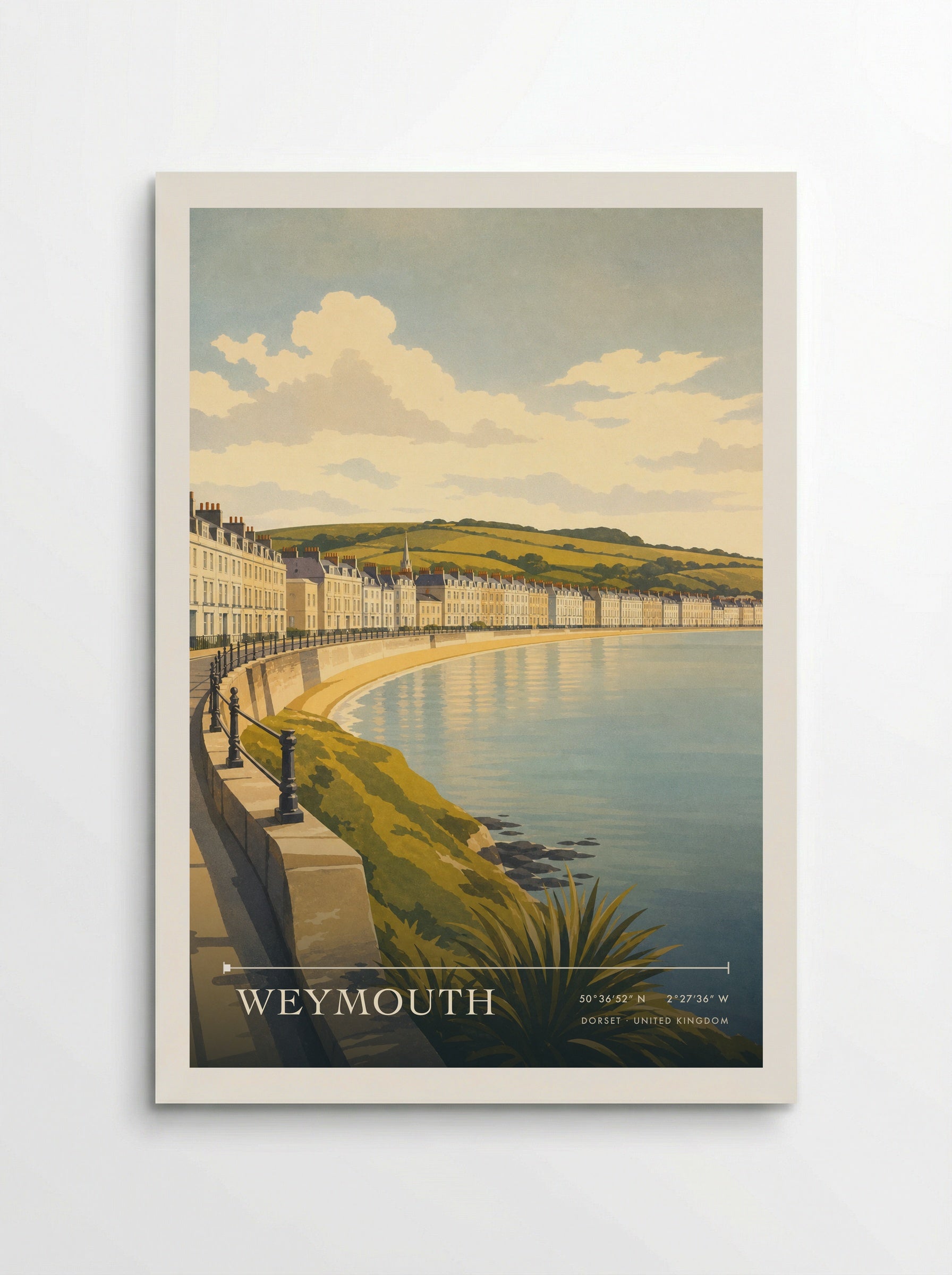 Weymouth Dorset United Kingdom Travel Poster - Poster