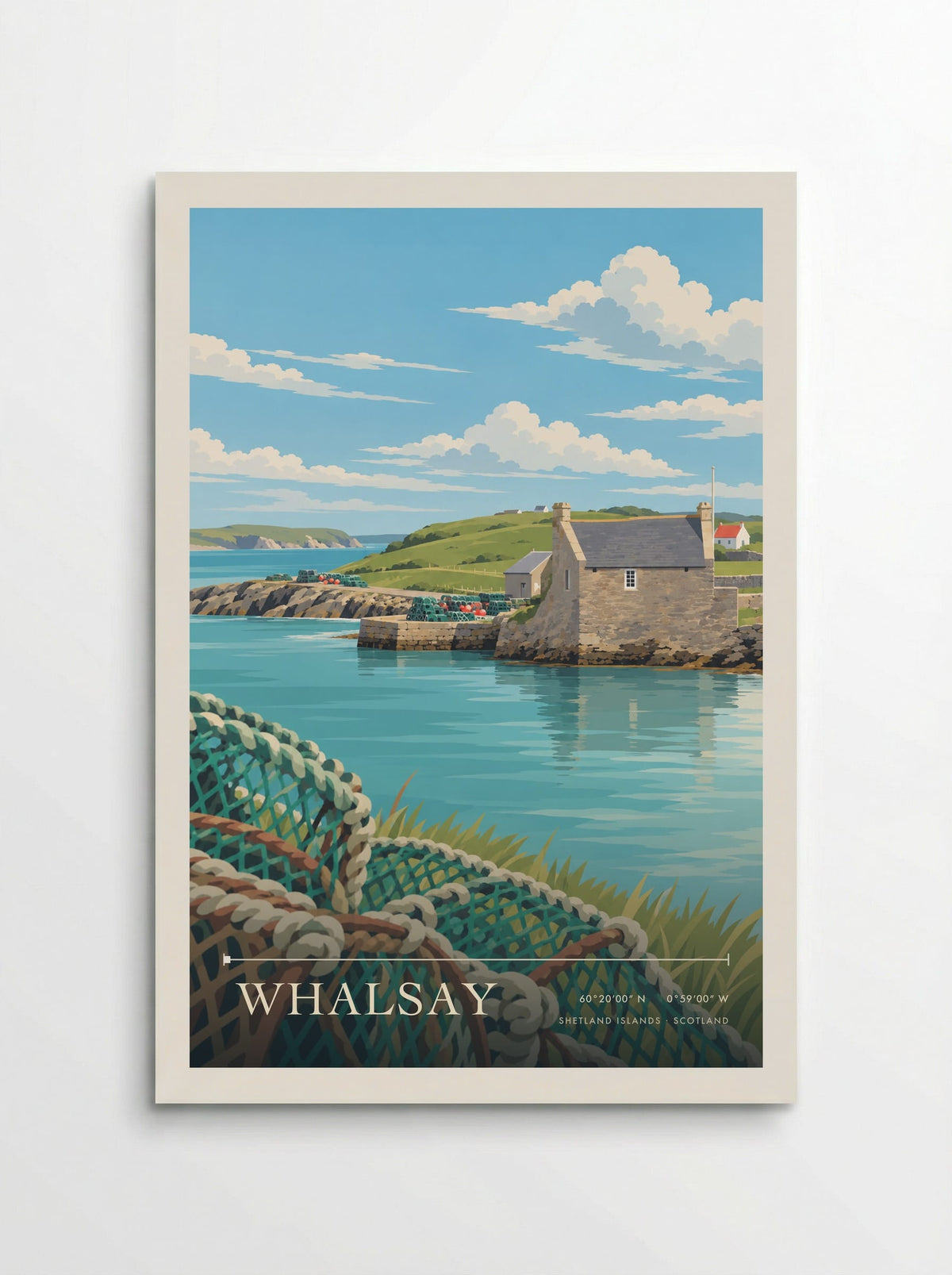 Whalsay, Shetland Islands | Travel Poster - Poster