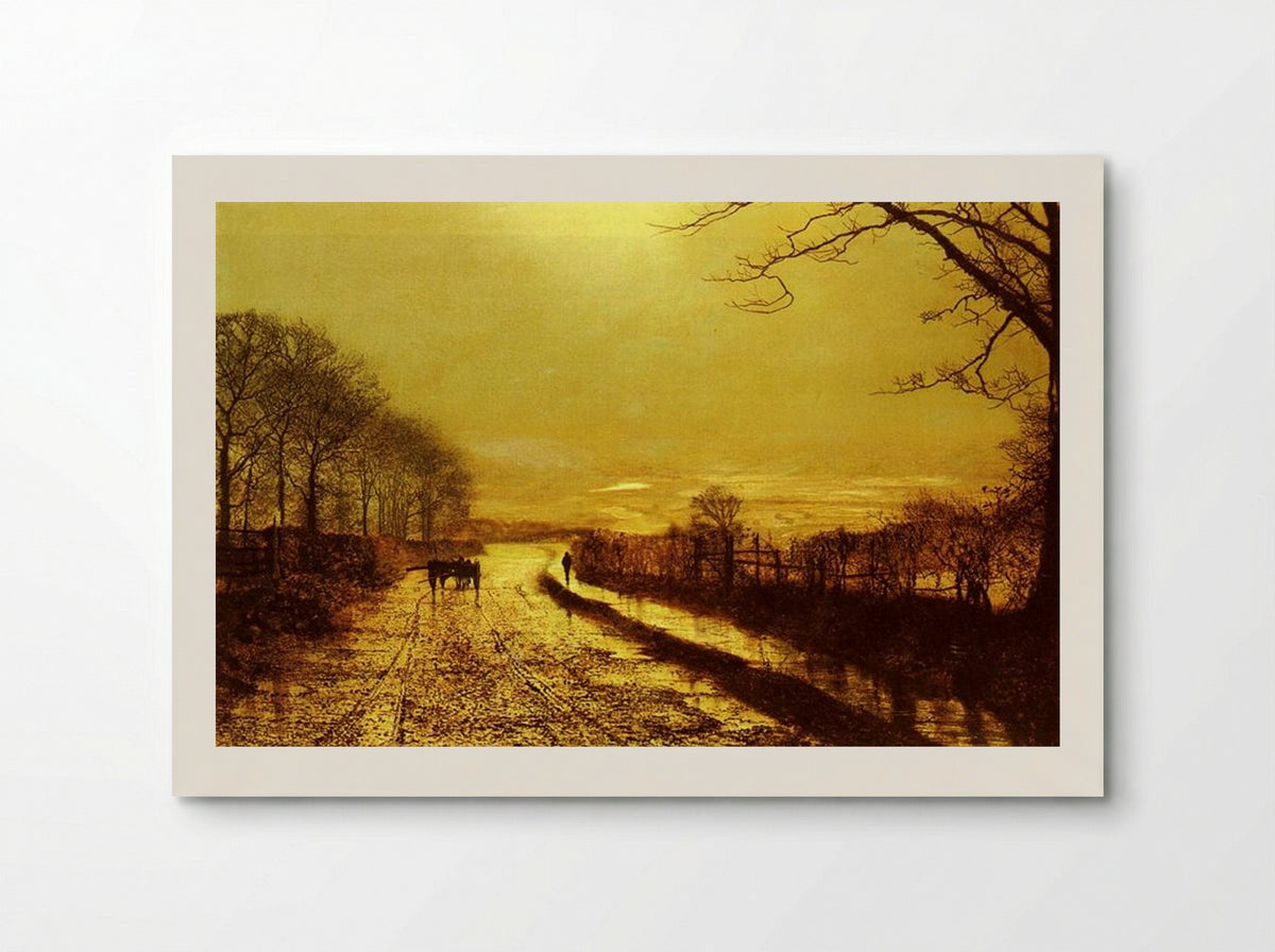 Wharfedale - John Atkinson Grimshaw - Poster