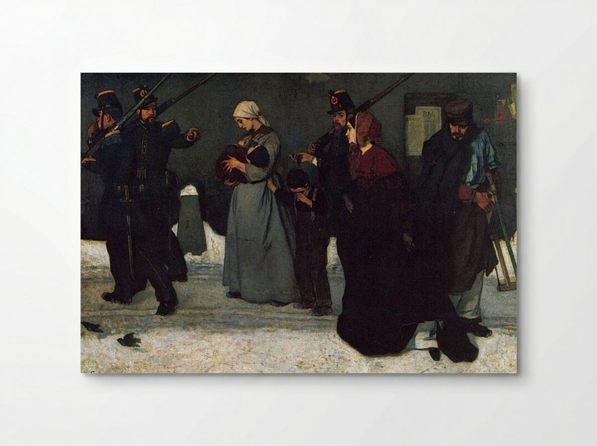 What is Called Vagrancy or, The Hunters of Vincennes - Alfred Stevens - Poster