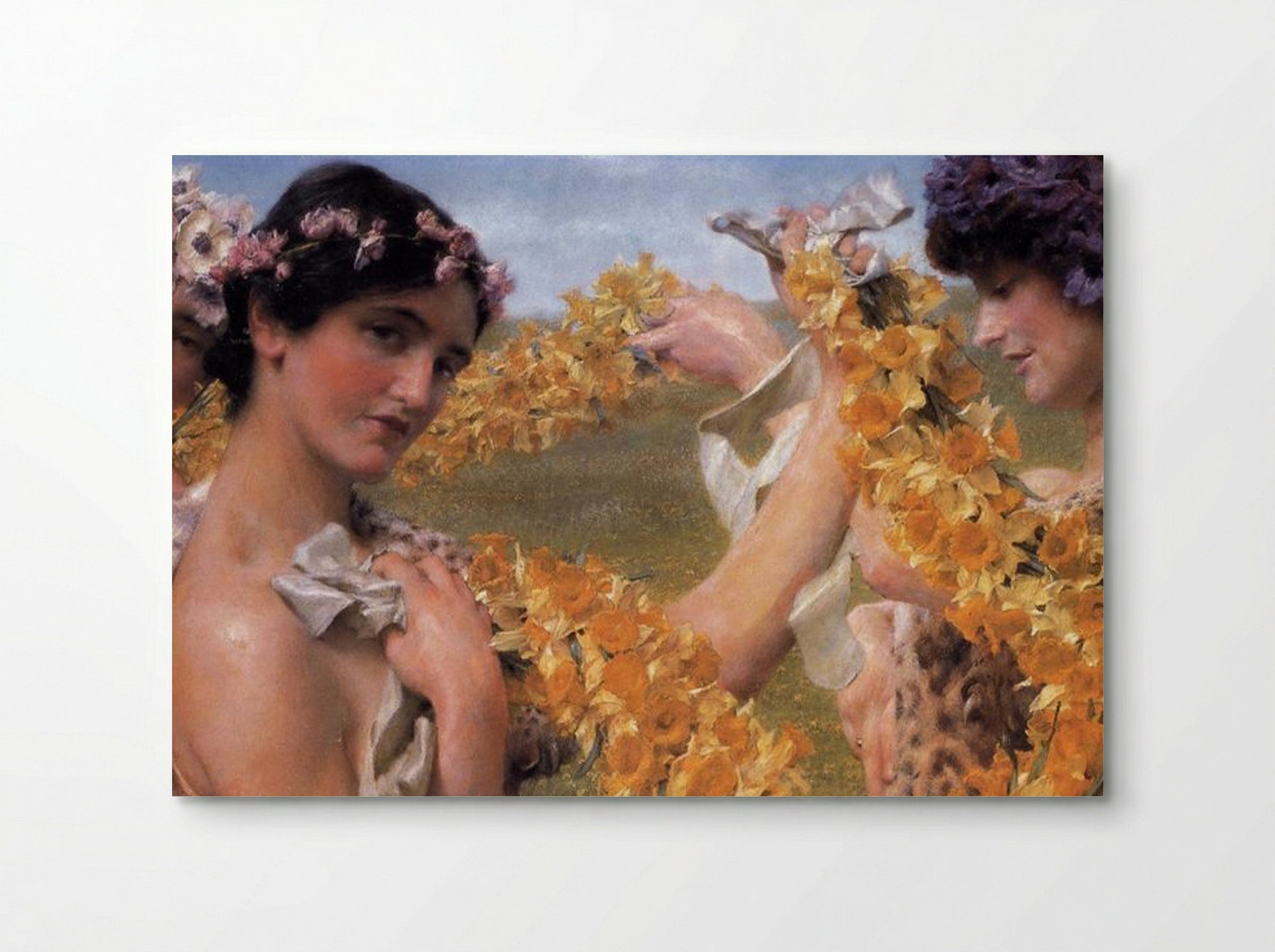 When Flowers Return - Sir Lawrence Alma-Tadema - Poster