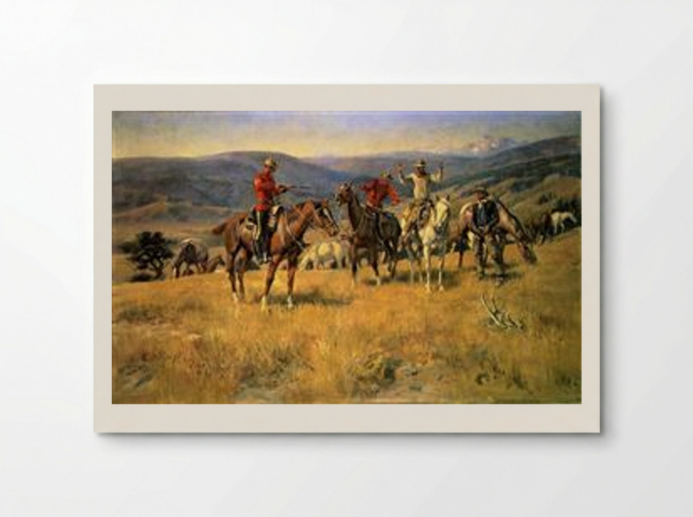 When Law Dulls the Edge of Chance - Charles M. Russell - Poster