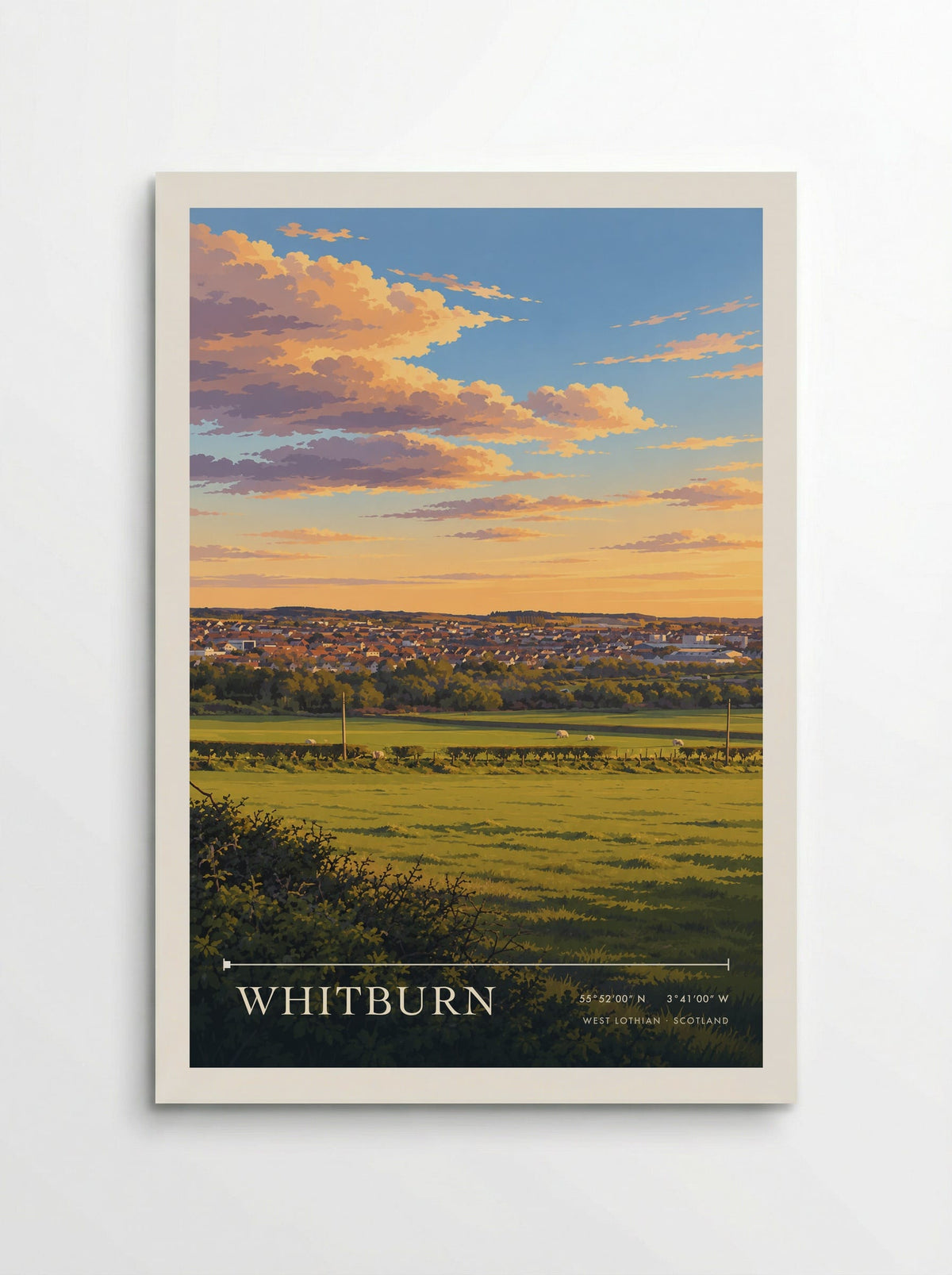 Whitburn, West Lothian | Travel Poster - Poster