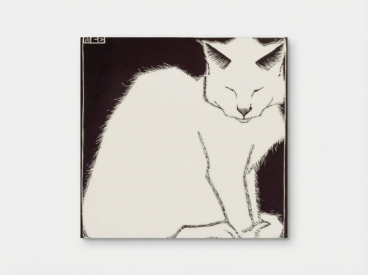 White Cat I - M.C. Escher - Poster