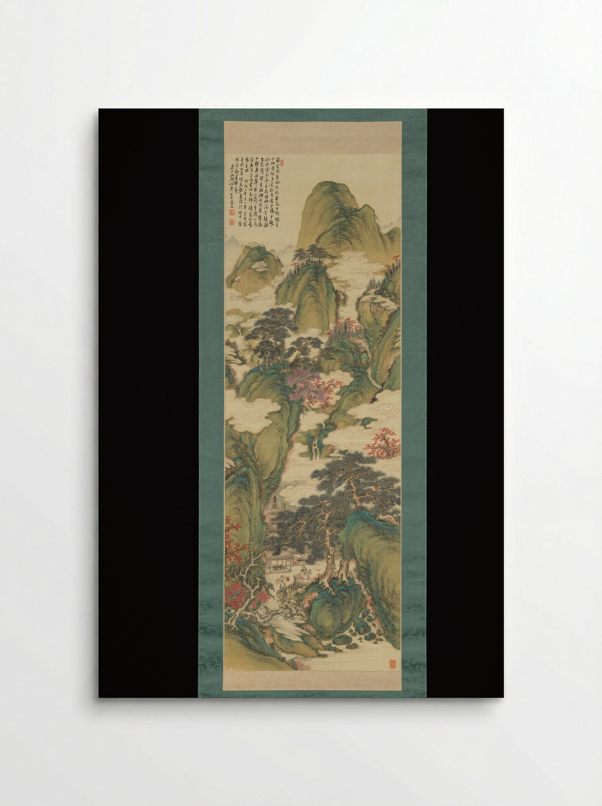 White Clouds and Crimson Trees - Tanomura Chokunyū - Poster