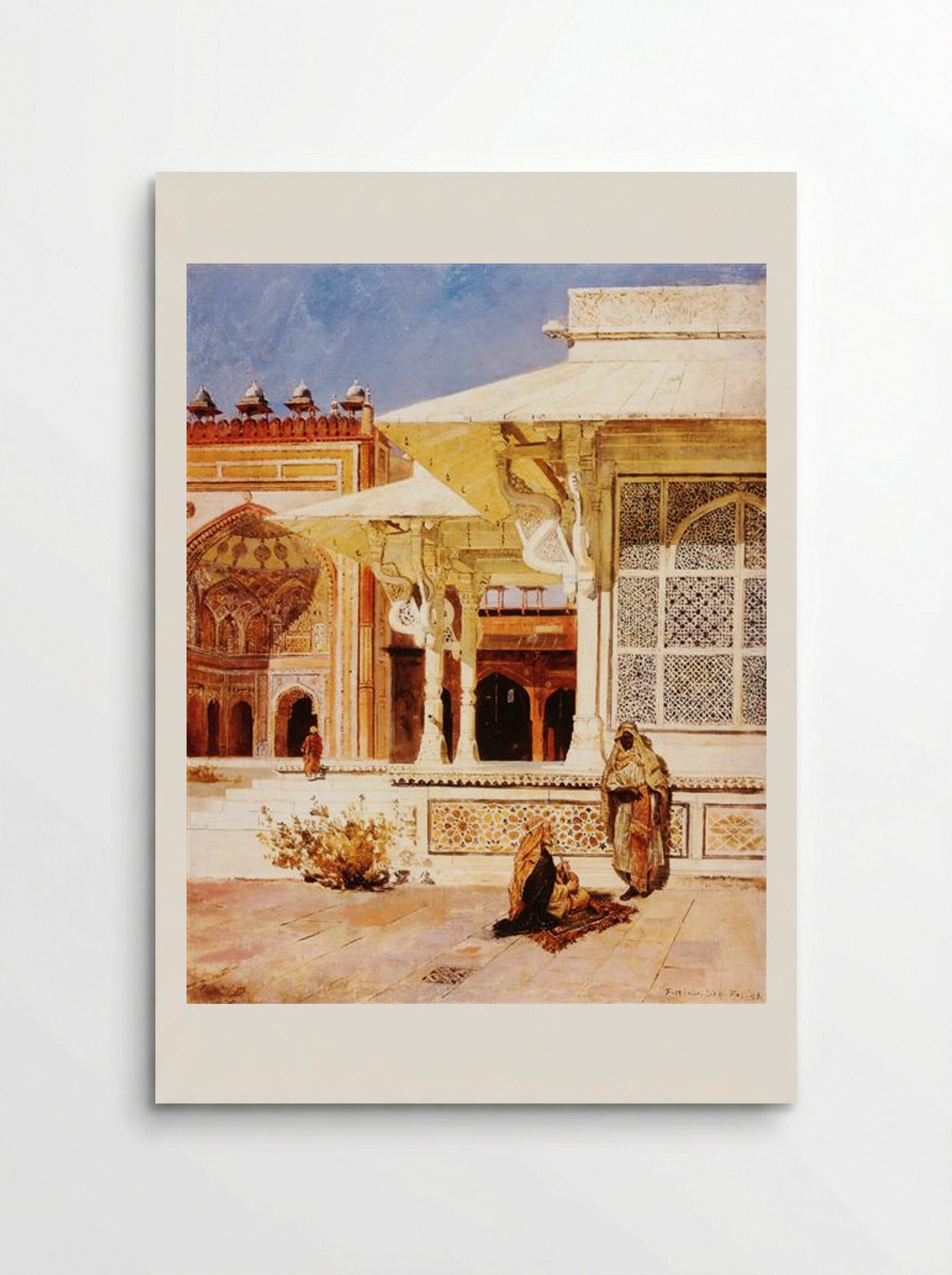 White Marble Tomb at Suittitor, Skiri - Edwin Lord Weeks - Poster