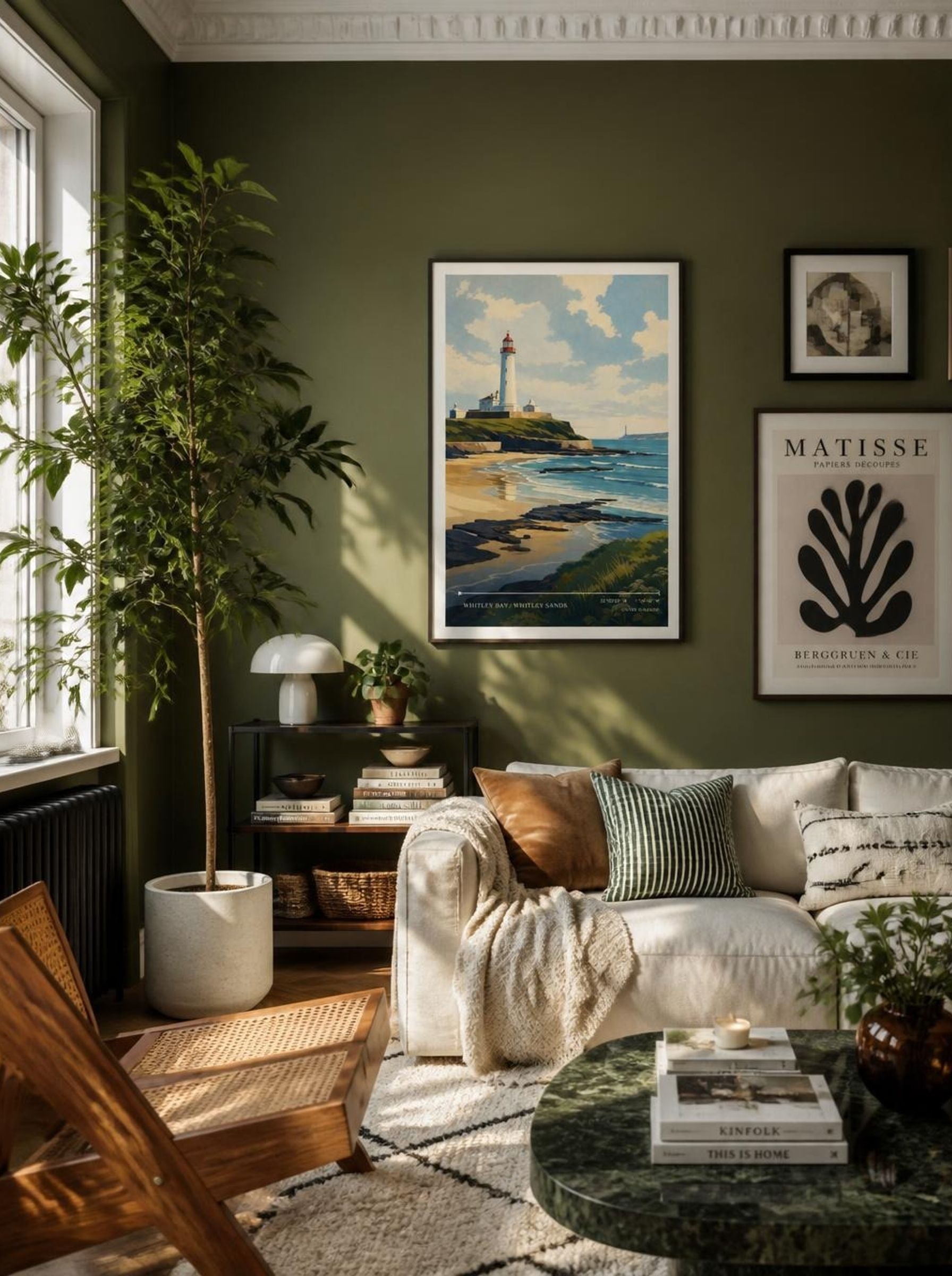 Whitley Bay / Whitley Sands United Kingdom Travel Poster - Lifestyle