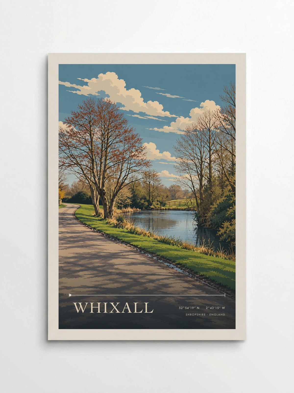 Whixall, Shropshire | Travel Poster - Poster