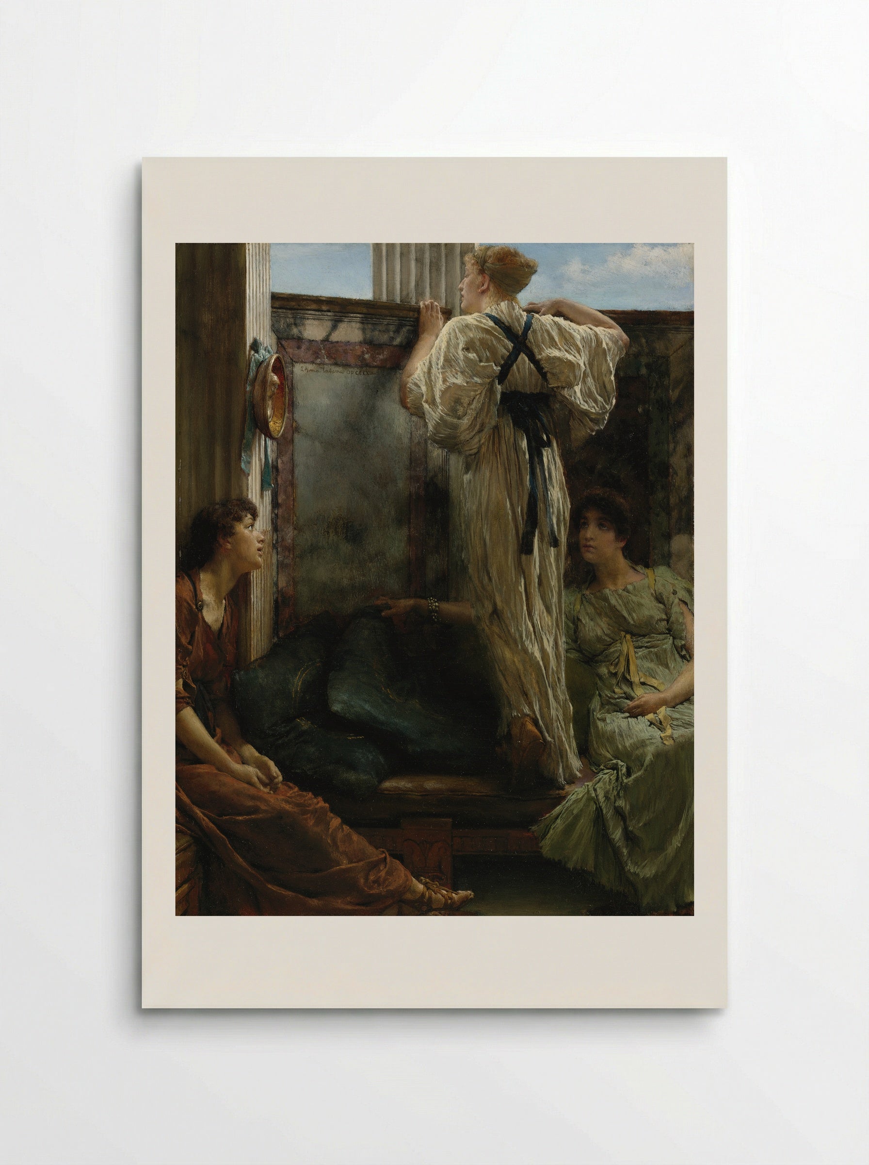 Who is it? - Sir Lawrence Alma-Tadema - Poster