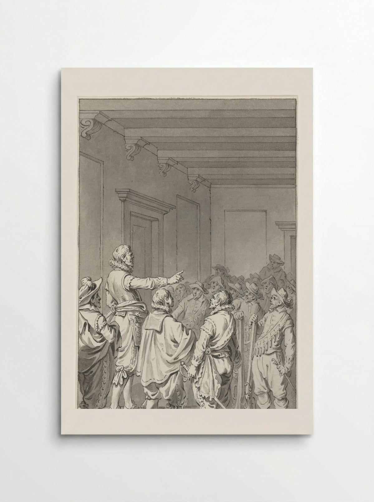 Wigbold Ripperda Addressing the Citizens and Militia of Haarlem, December 1572 - Jacobus Buys - Poster