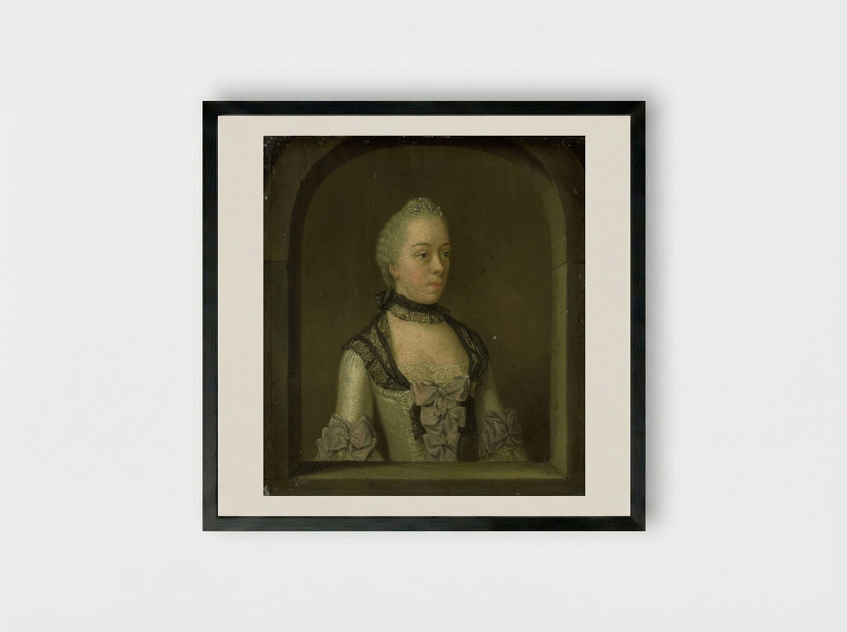 Wilhelmina Hillegonda Schuyt - Tibout Regters - Framed Print Black