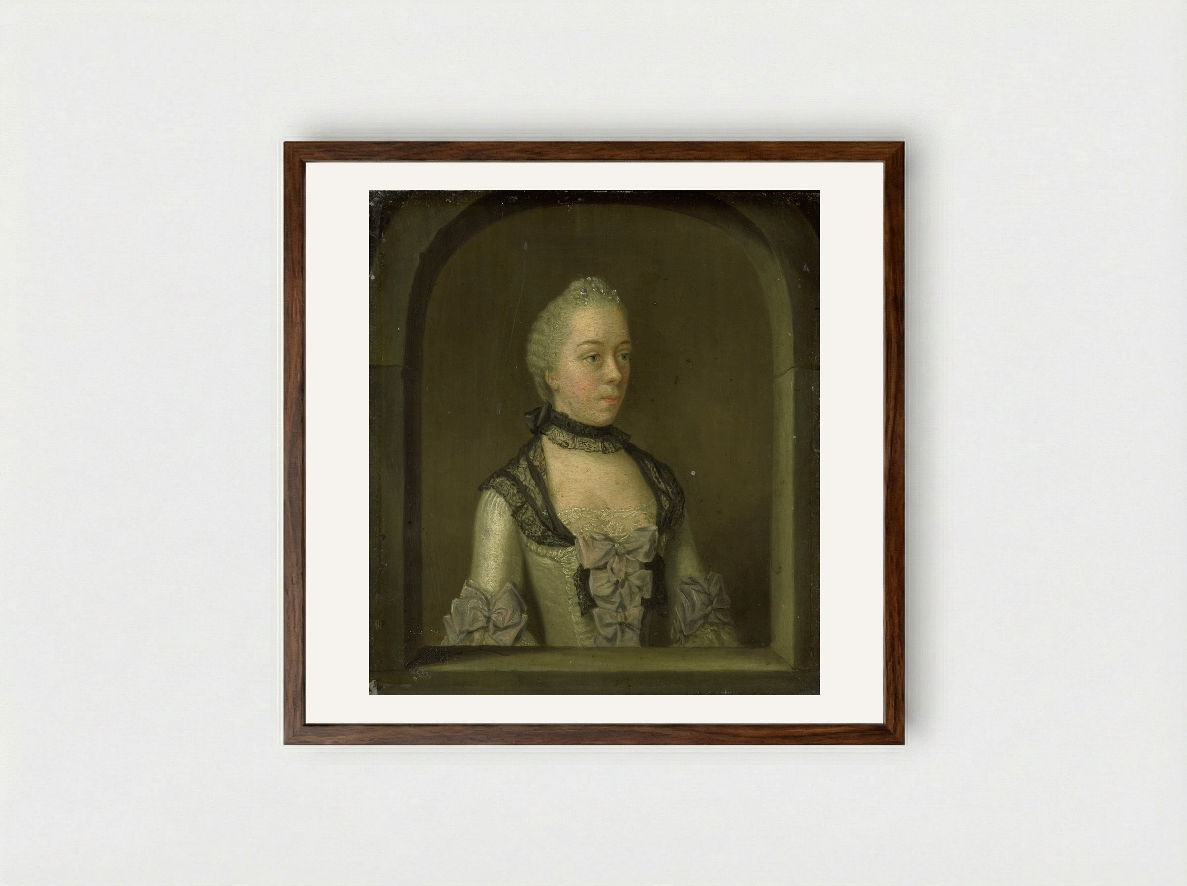 Wilhelmina Hillegonda Schuyt - Tibout Regters - Framed Print Dark Wood