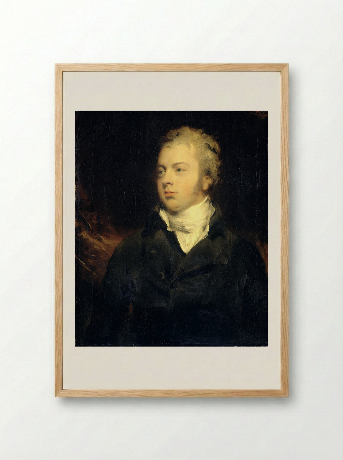 Willem Ferdinand Mogge Muilman - Sir Thomas Lawrence - Framed Print Wood