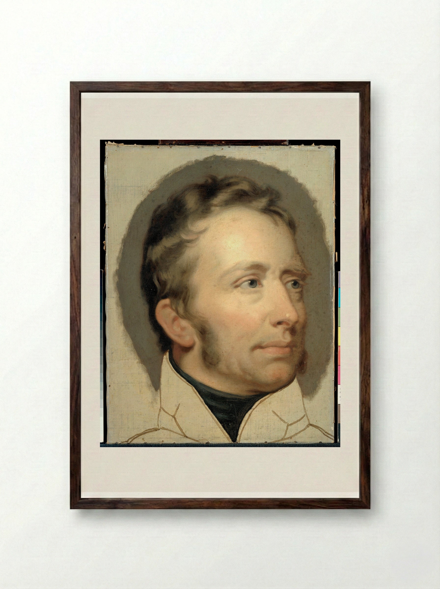 Willem I, King of the Netherlands - Charles Howard Hodges - Framed Print Dark Wood