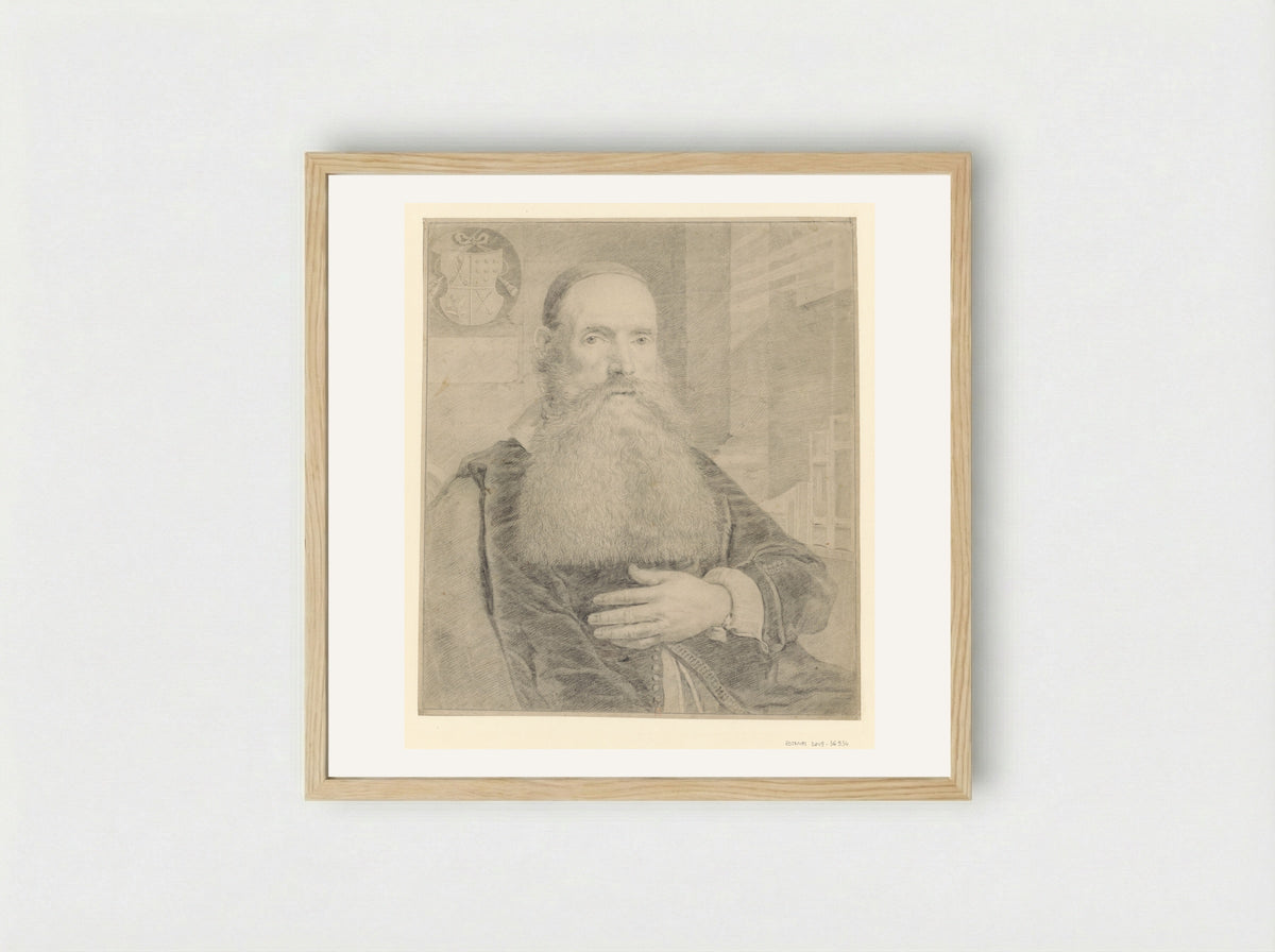 Willem de Rijck - Cornelis Visscher - Framed Print Wood