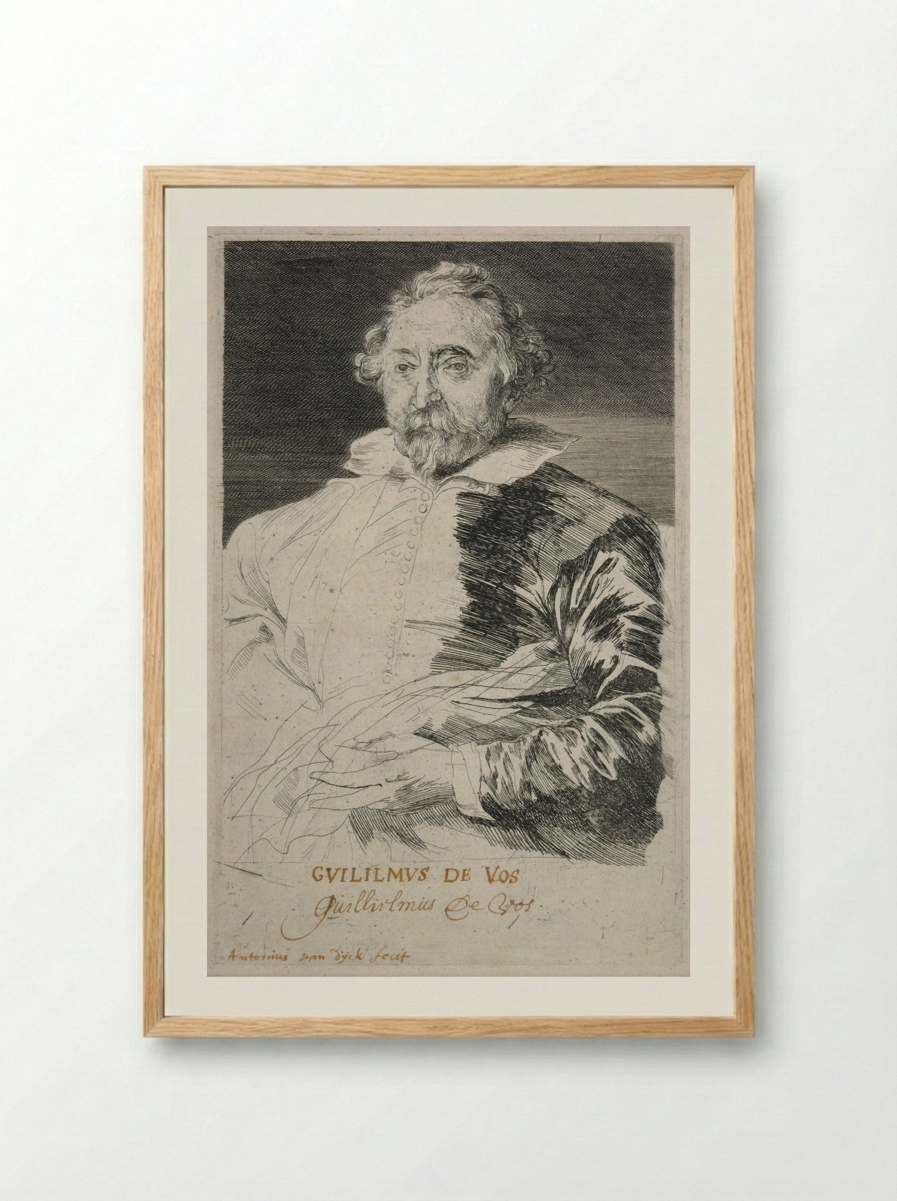 Willem de Vos - Anthony van Dyck - Framed Print Wood