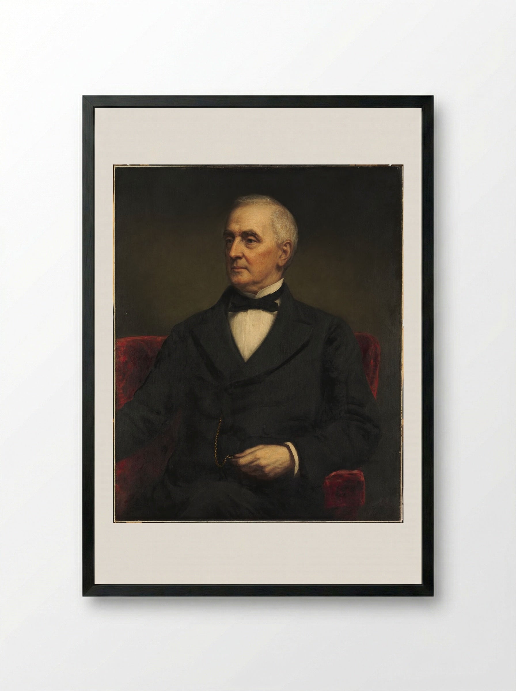 William Amory (1804-1888) - Daniel Huntington - Framed Print Black