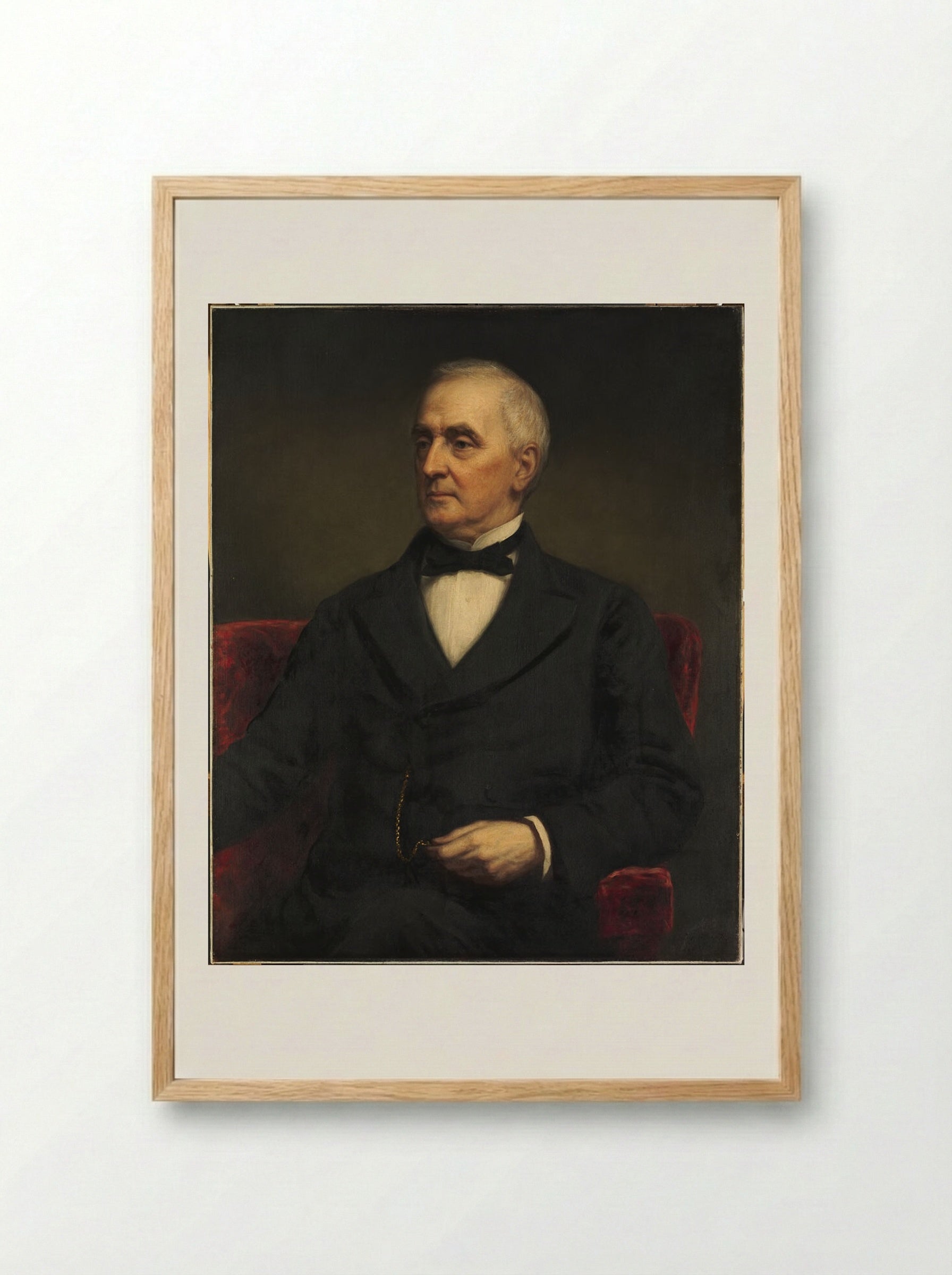William Amory (1804-1888) - Daniel Huntington - Framed Print Wood