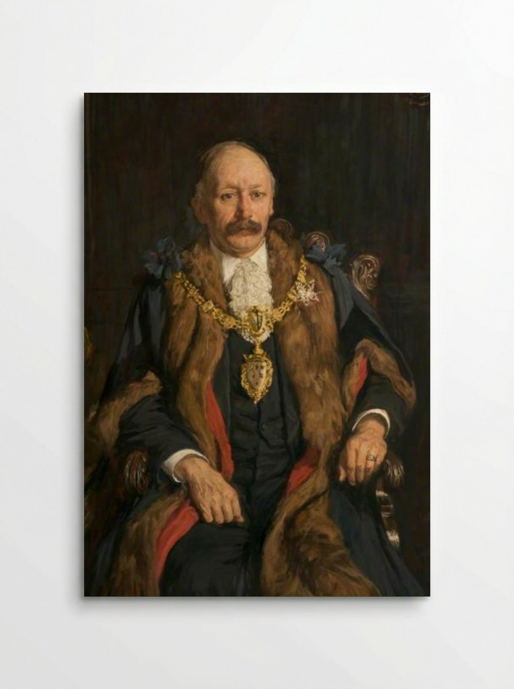 William Bolton, JP, Mayor of Warrington - James Charles - Poster