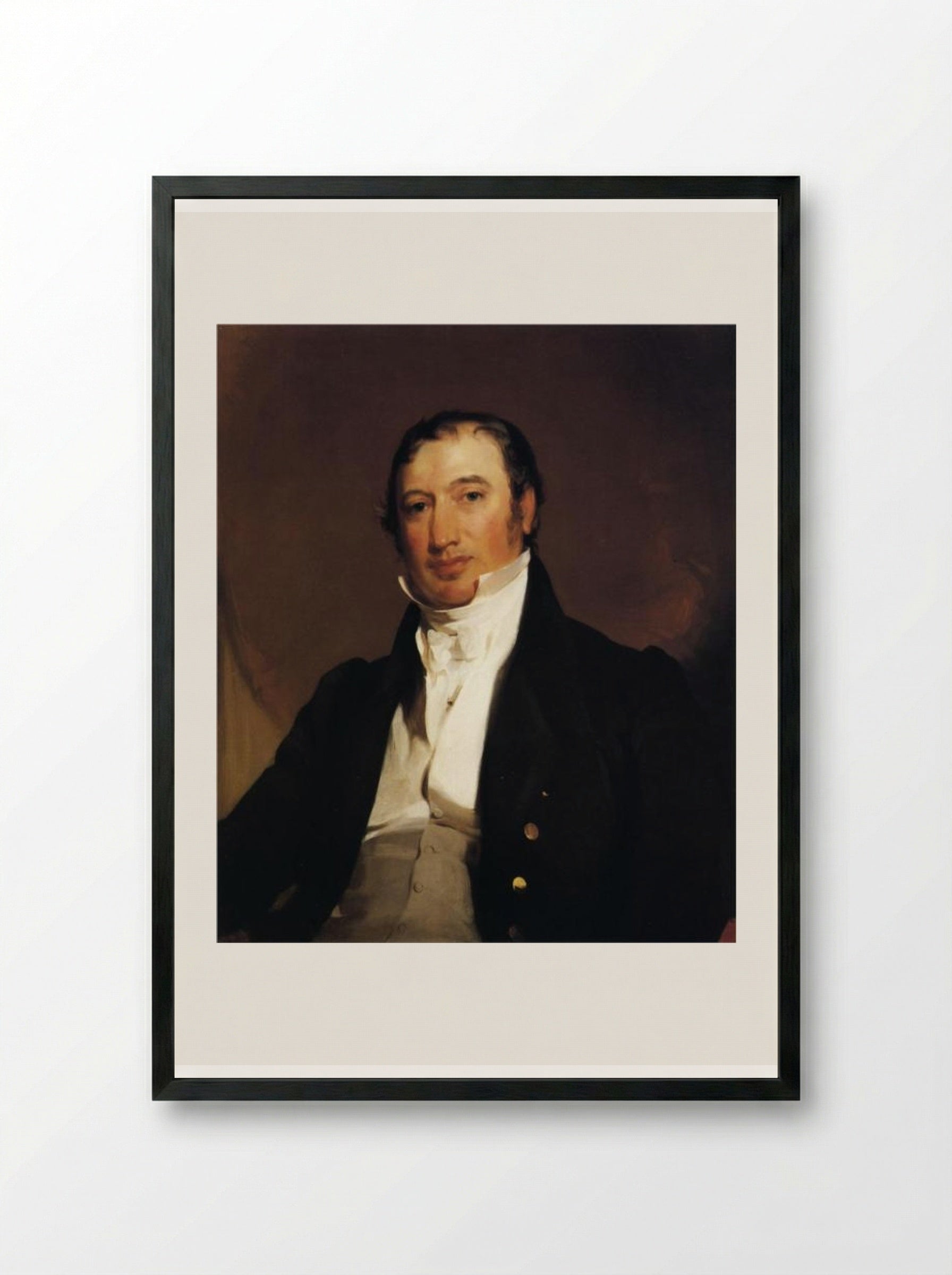 William Brown - Thomas Sully - Framed Print Black