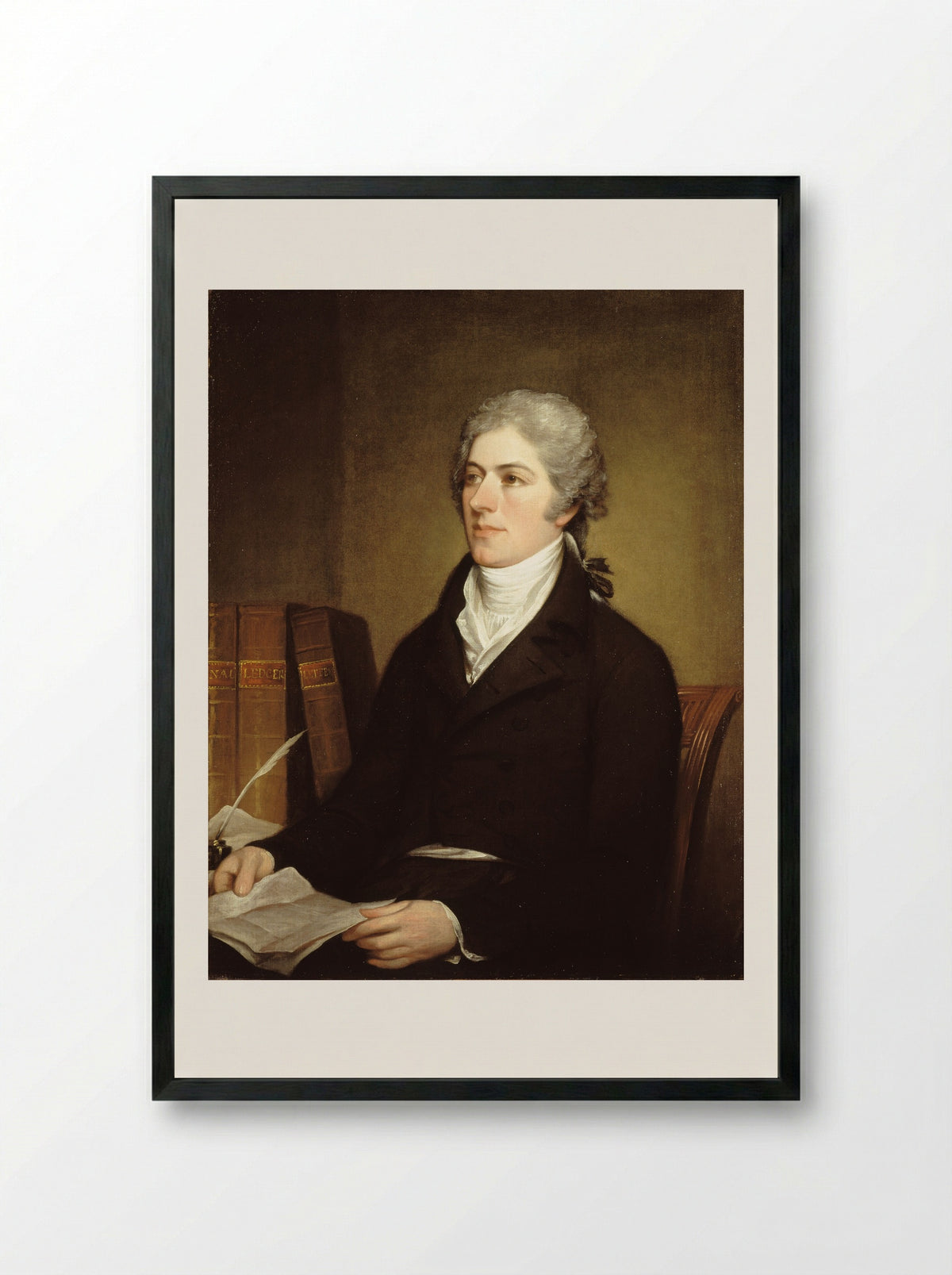 William Brown - John Trumbull - Framed Print Black