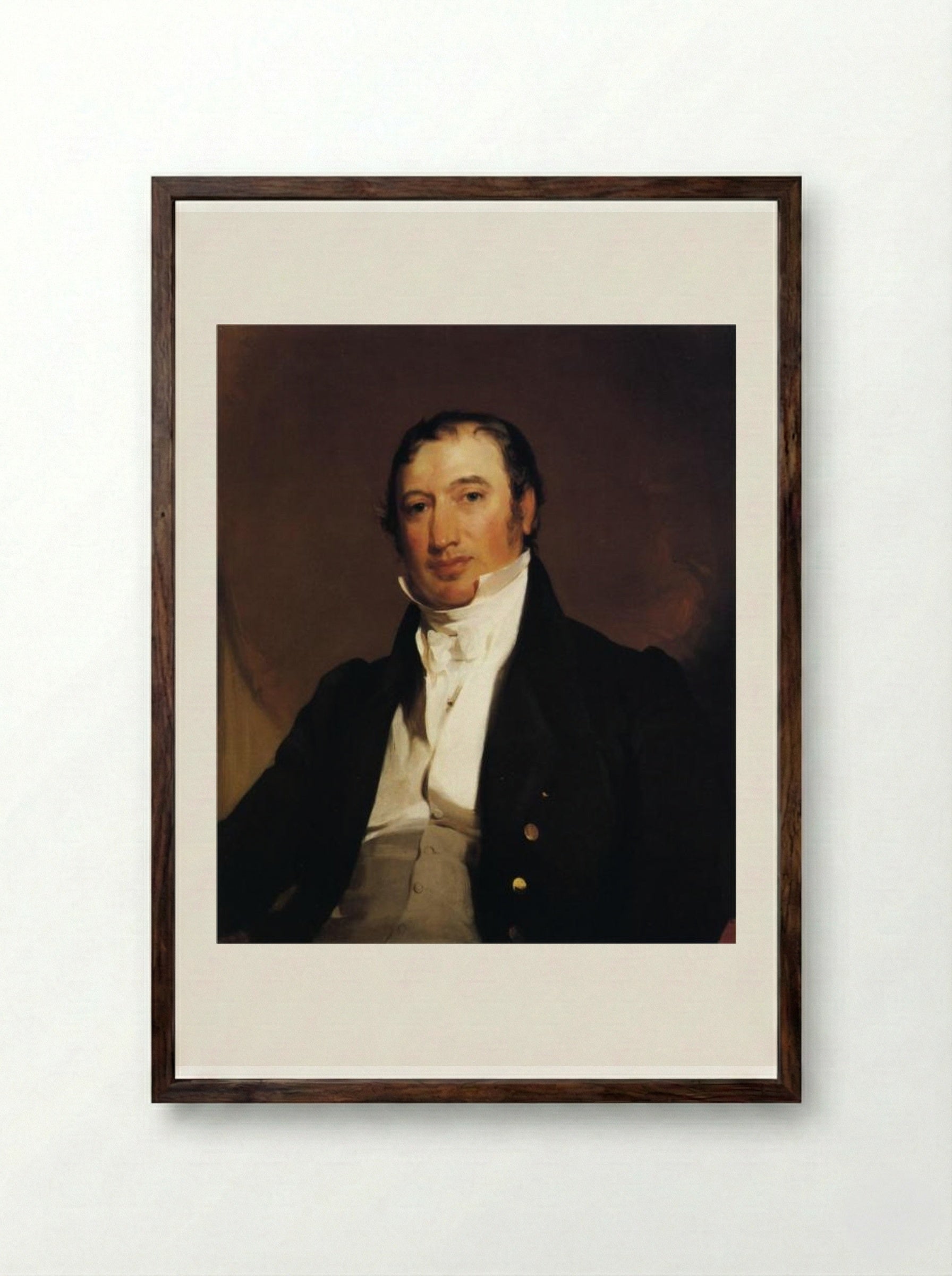 William Brown - Thomas Sully - Framed Print Dark Wood