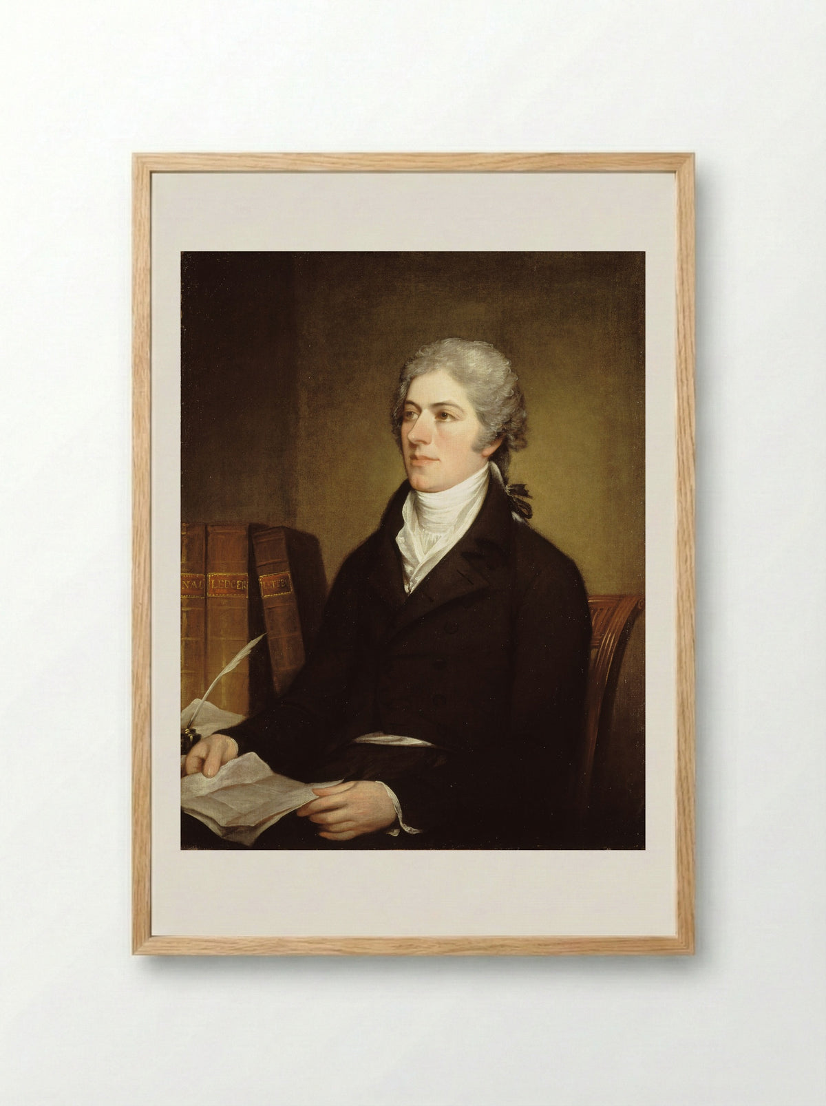 William Brown - John Trumbull - Framed Print Wood