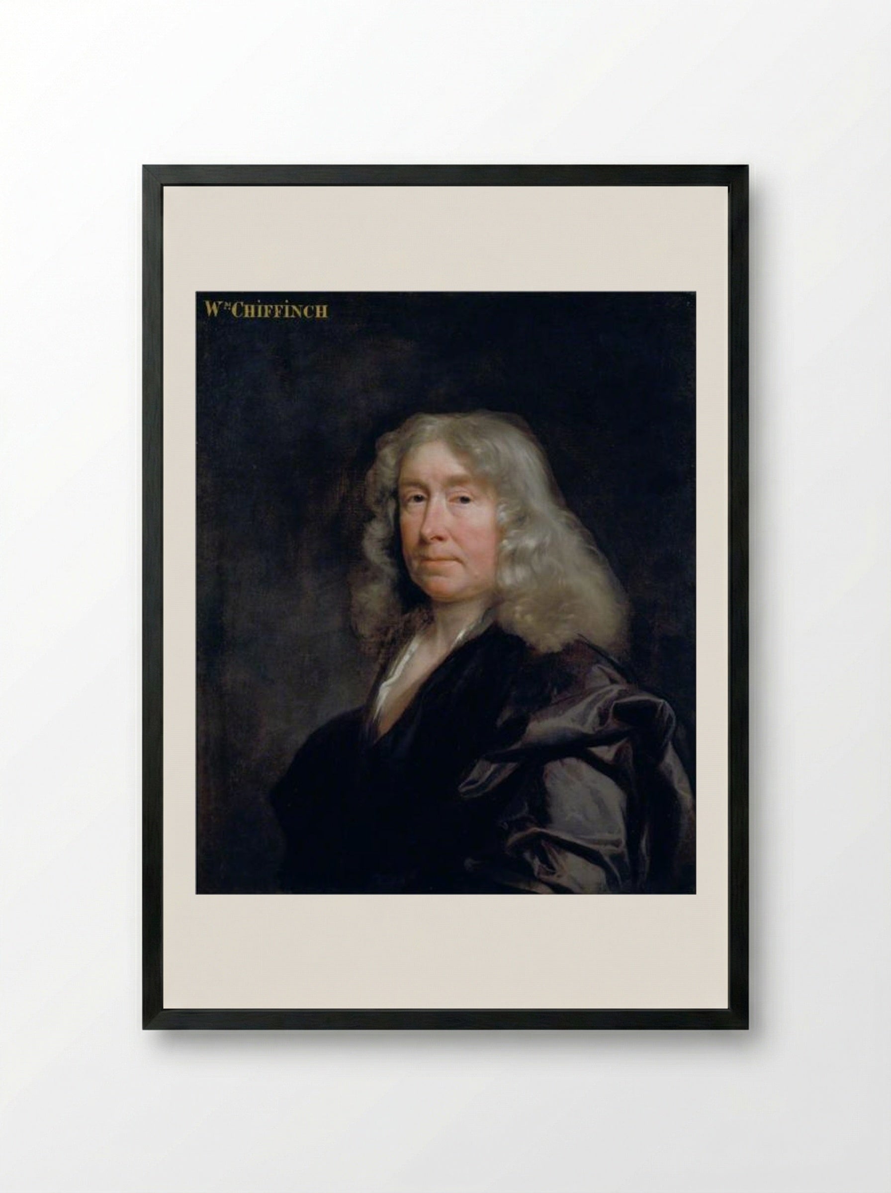 William Chiffinch - John Riley - Framed Print Black