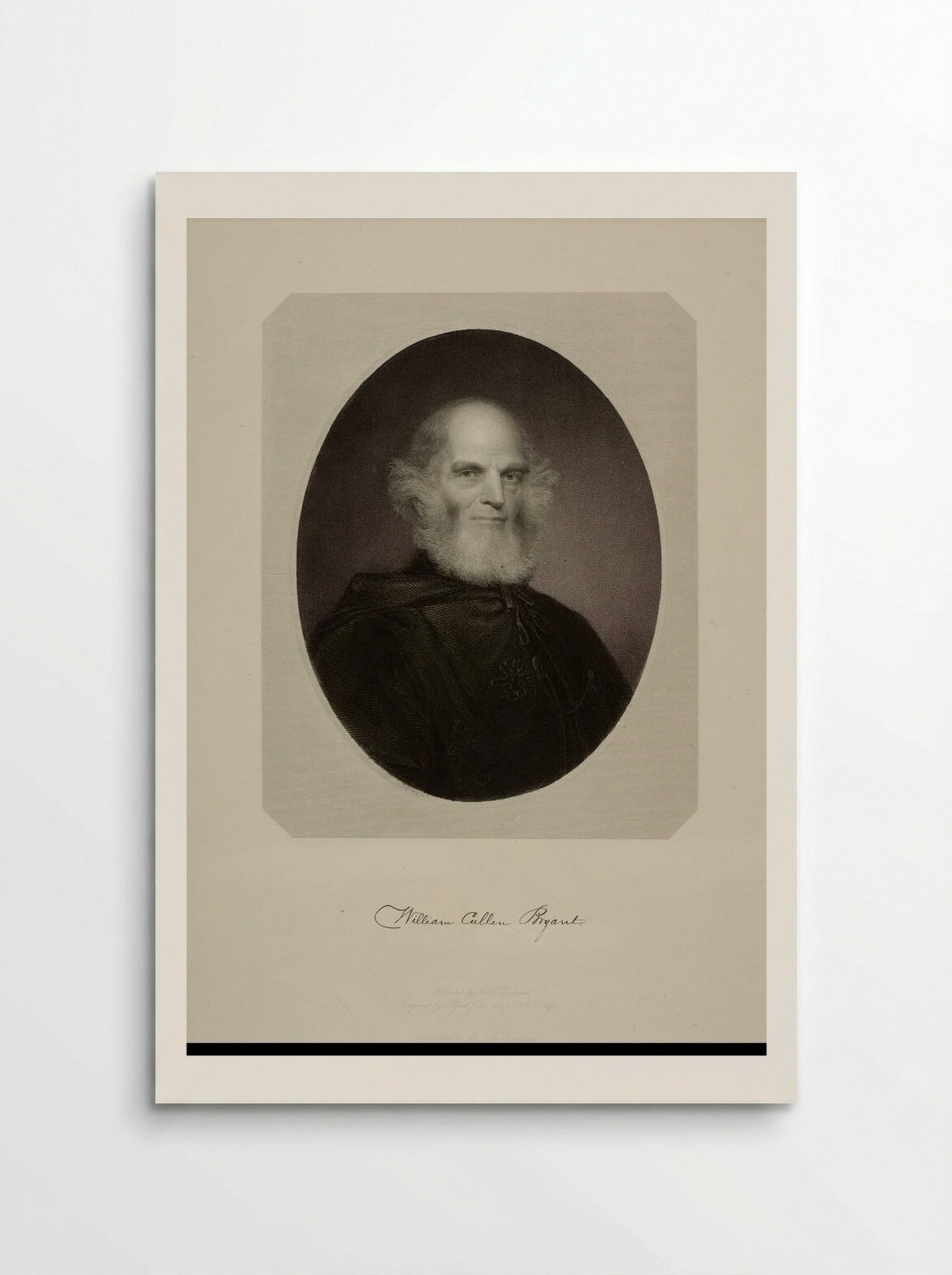 William Cullen Bryant - Alfred Jones - Poster